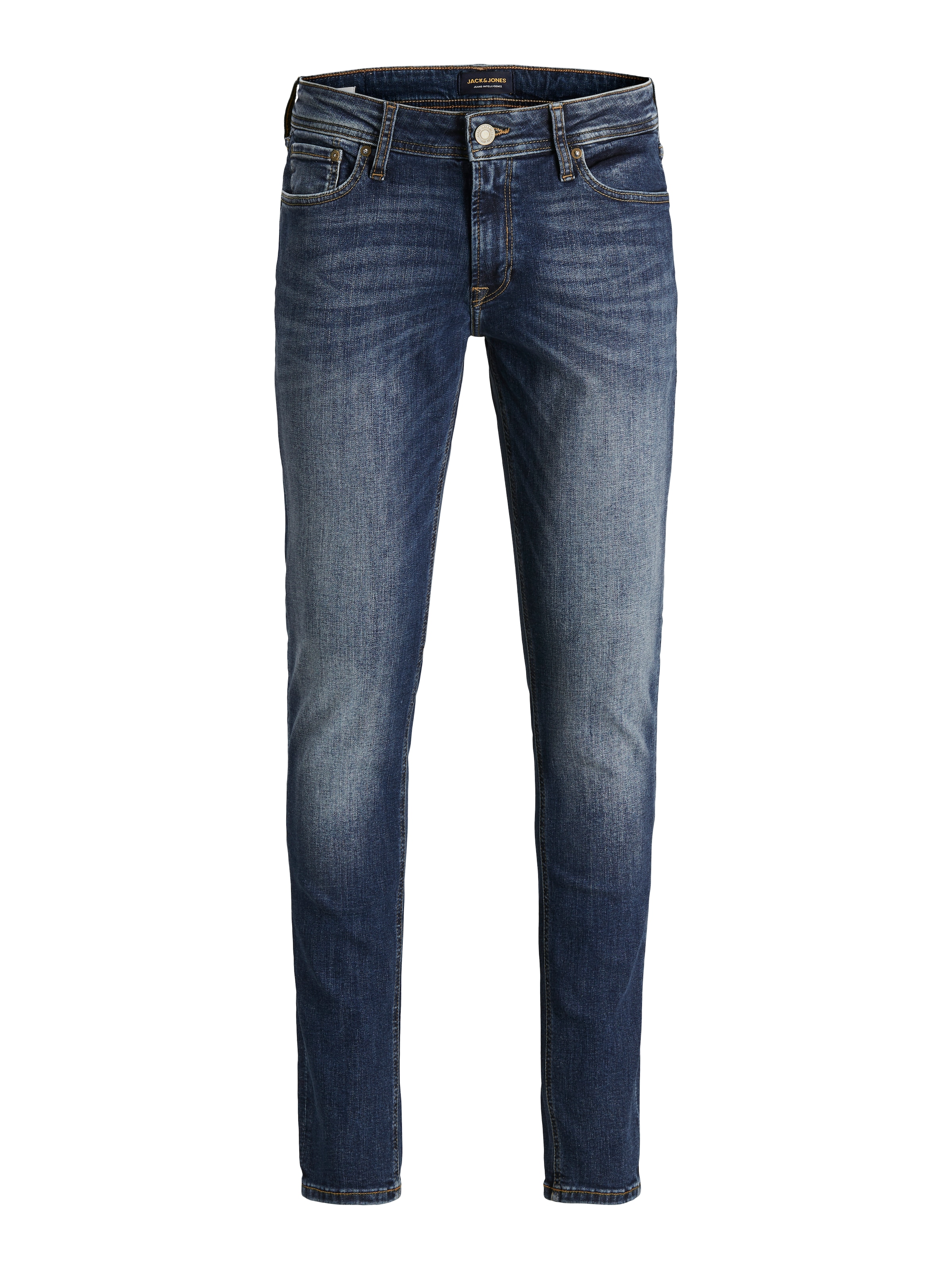 Jack & Jones Skinny-fit-Jeans »JJILIAM  Skinny Jeans mit Used-Waschung für schlanke Silhouette« Abriebeffekte, modisch, skinny fit, Baumwollmischung,