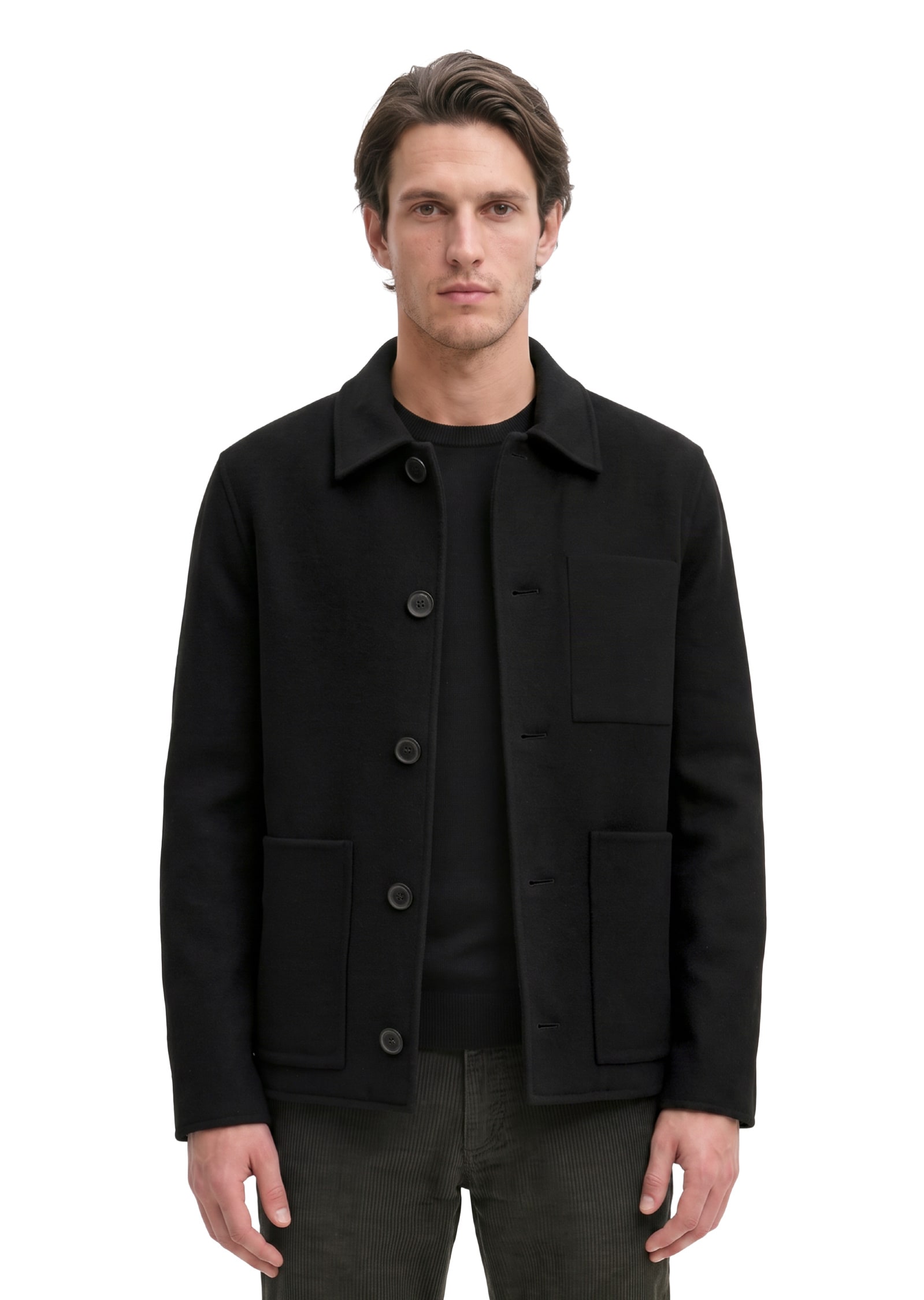 Marc OPolo Outdoorjacke "aus weichem Double Face Wool Blend"