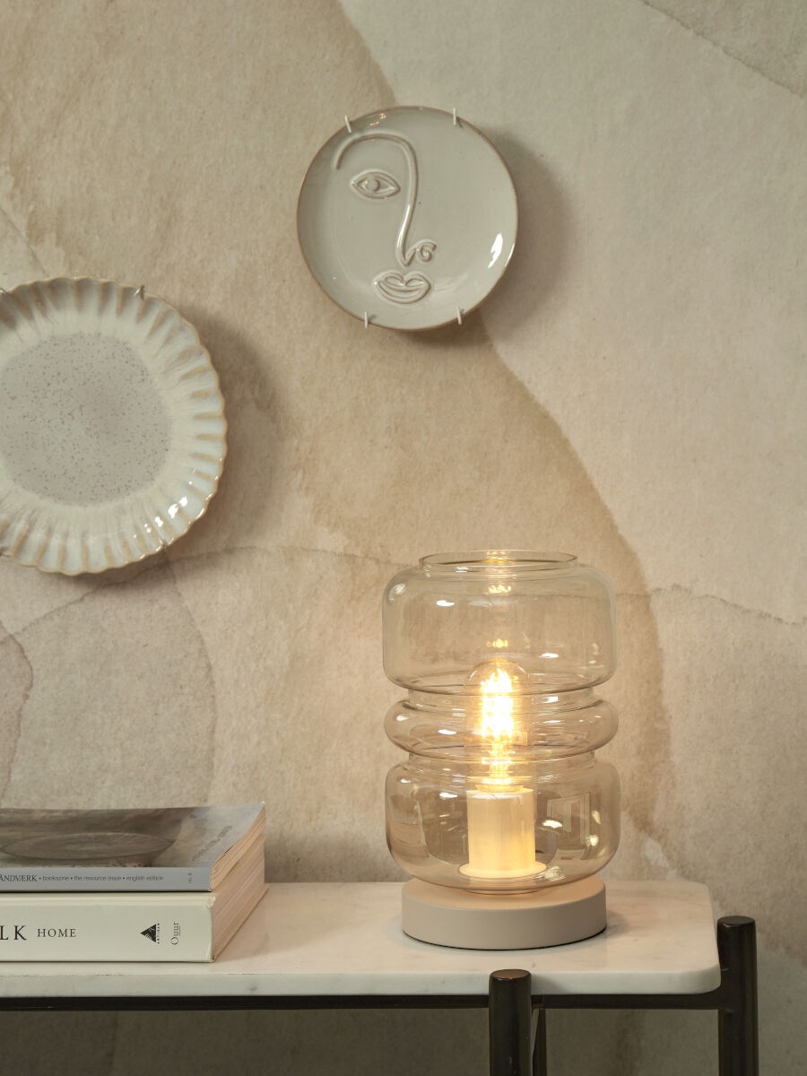 it's About RoMi Tischleuchte »VERONA« E27 Warmweiß Glass mit Farbeverlauf