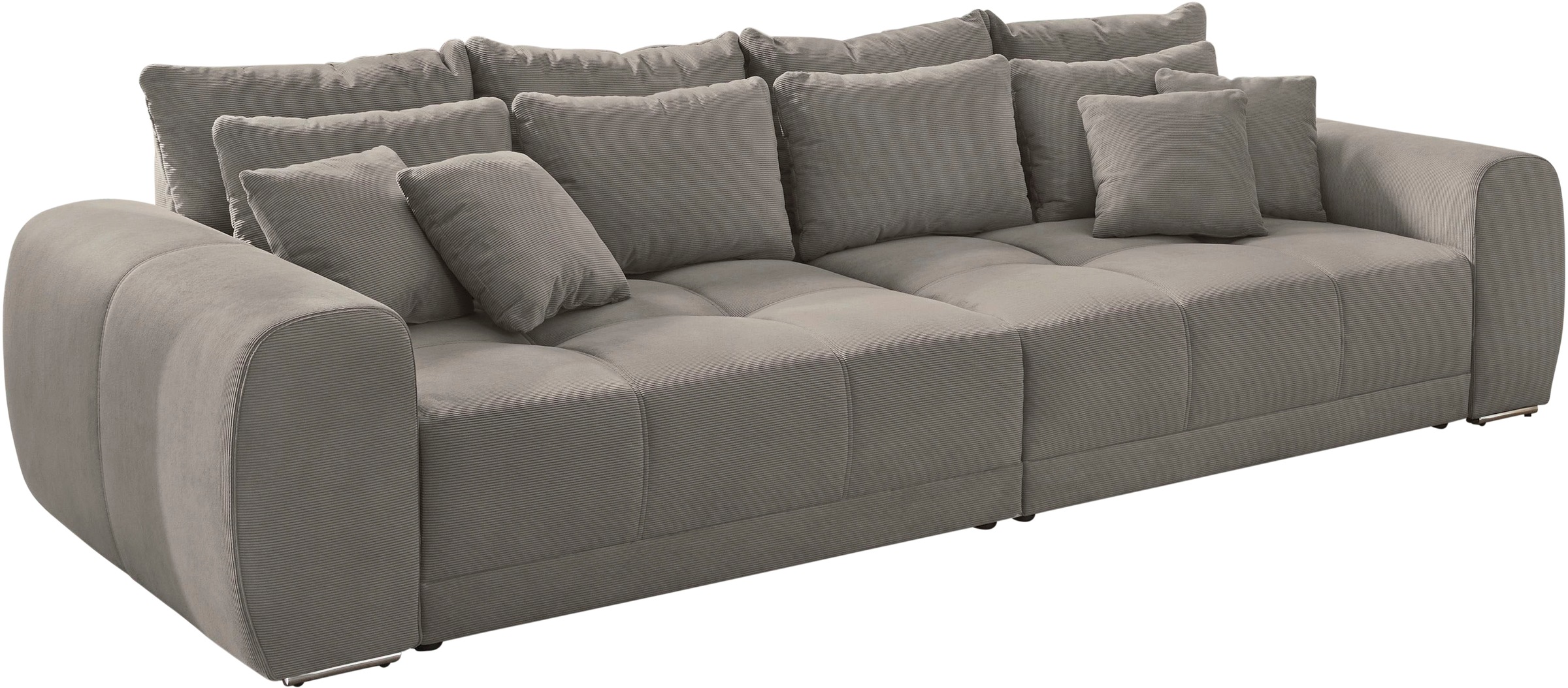 Jockenhöfer Gruppe Big-Sofa "Moldau, B. 306 cm, mit Federkernpolsterung, Liegefläche 120x240 cm" Mega-Sofa im XXL-Format, Federkern, 12 Kissen