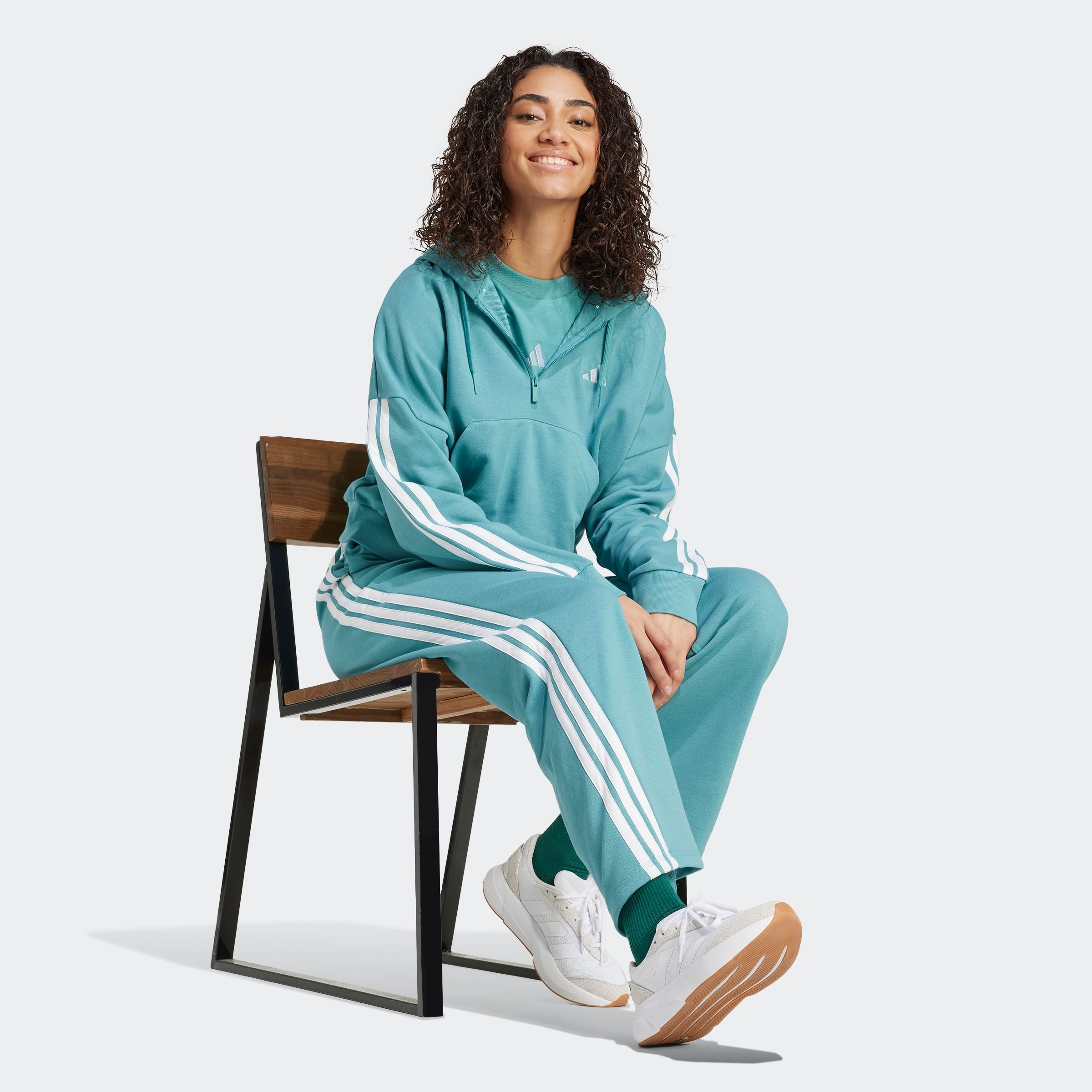 adidas Sportswear Kapuzensweatshirt »W 3S FT QZ HD«