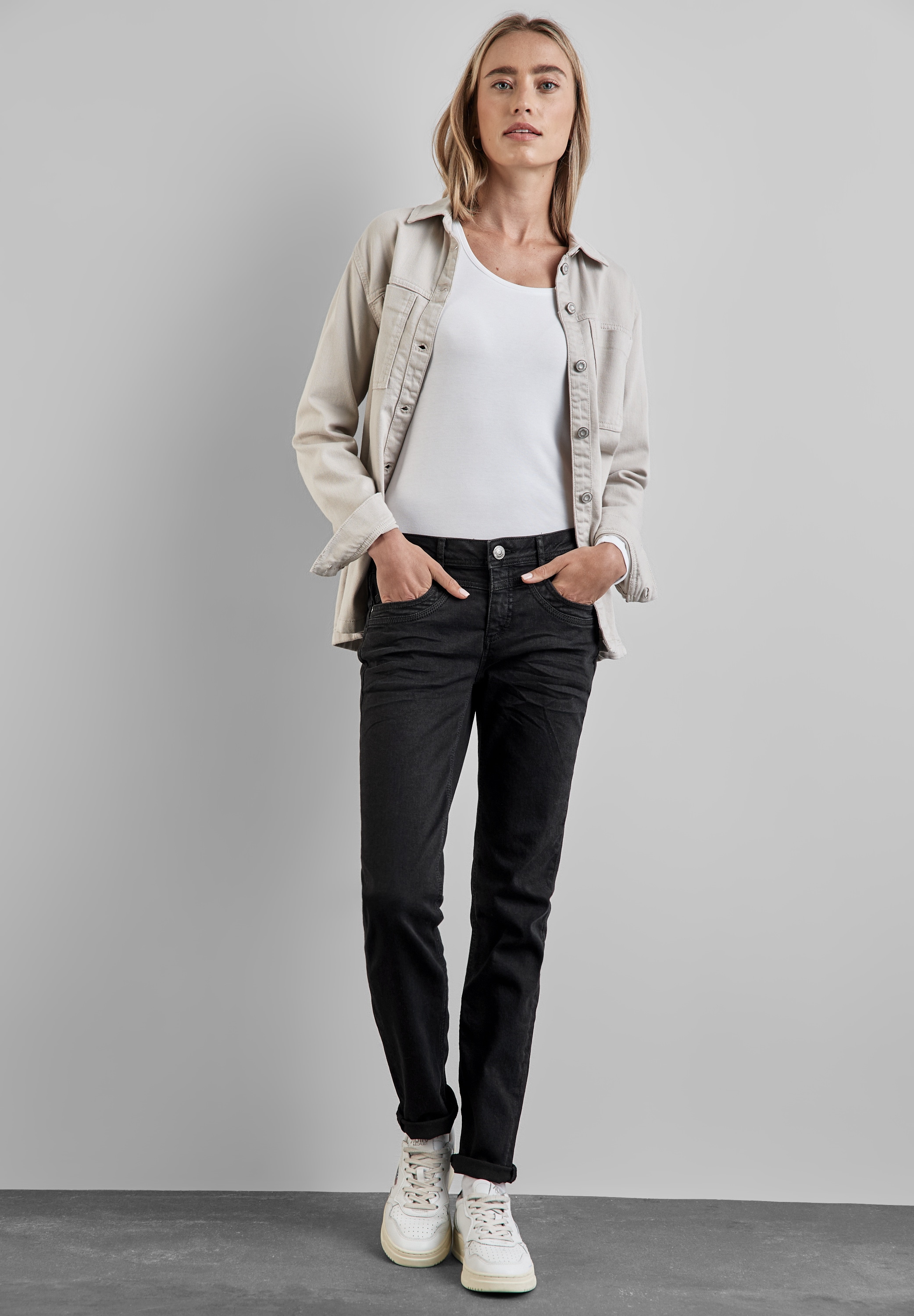 STREET ONE Gerade Jeans, 5-Pocket-Style