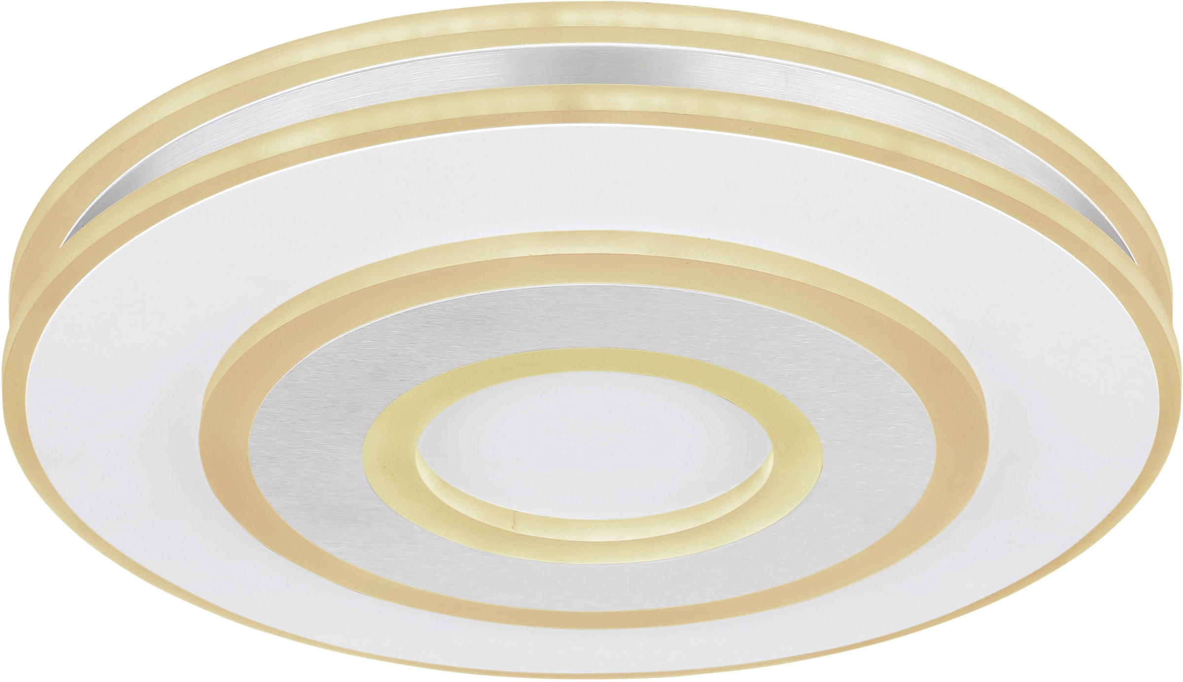 GLOBO LIGHTING LED Deckenleuchte »MARU«, Leuchtmittel LED-Modul | LED fest integriert, Deckenlampe/rund/Wohnzimmer/Schlafzimmer/elegant