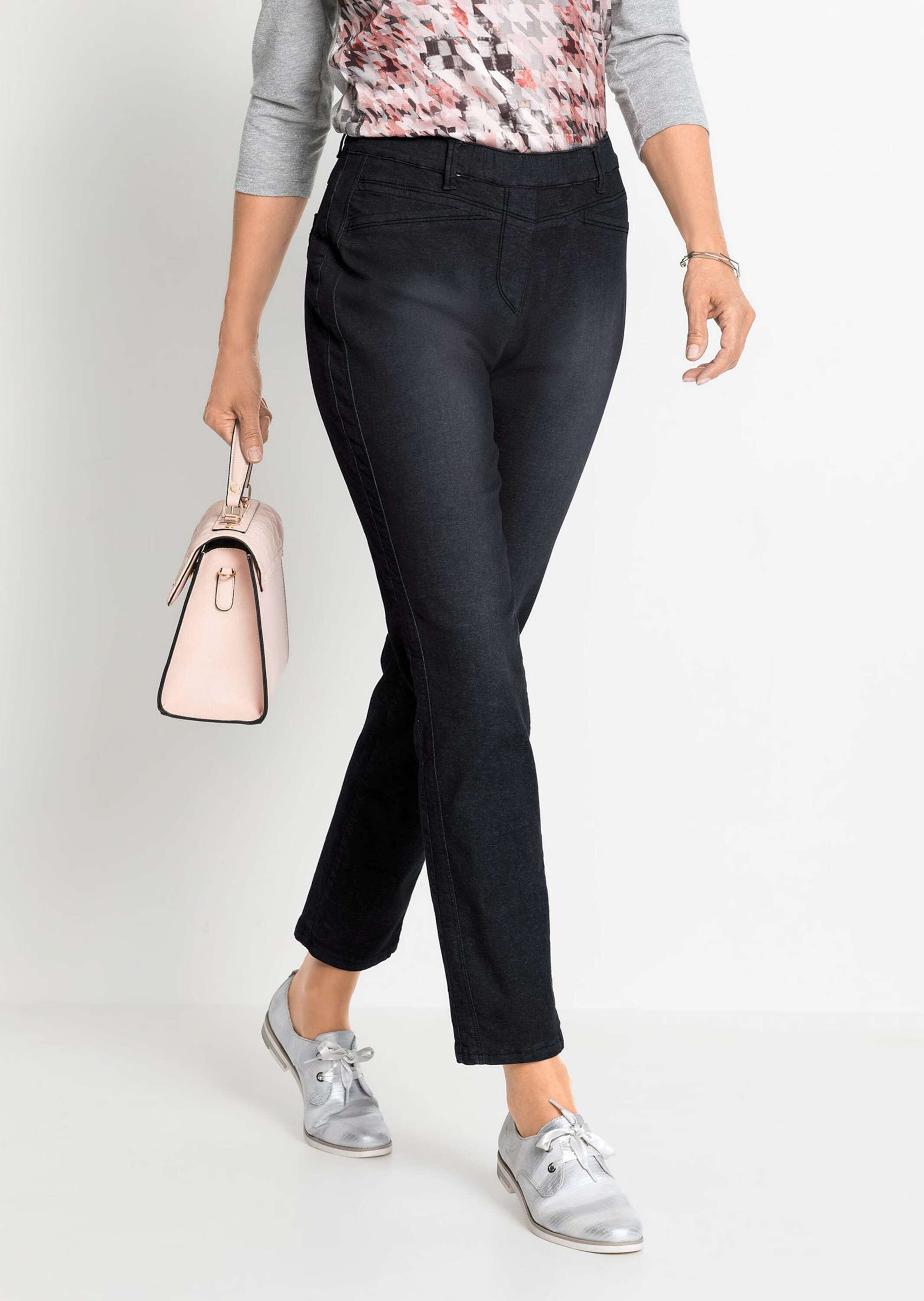GOLDNER Regular-fit-Jeans »Super elastische Jeans Louisa mit figurstreckenden Nähten«