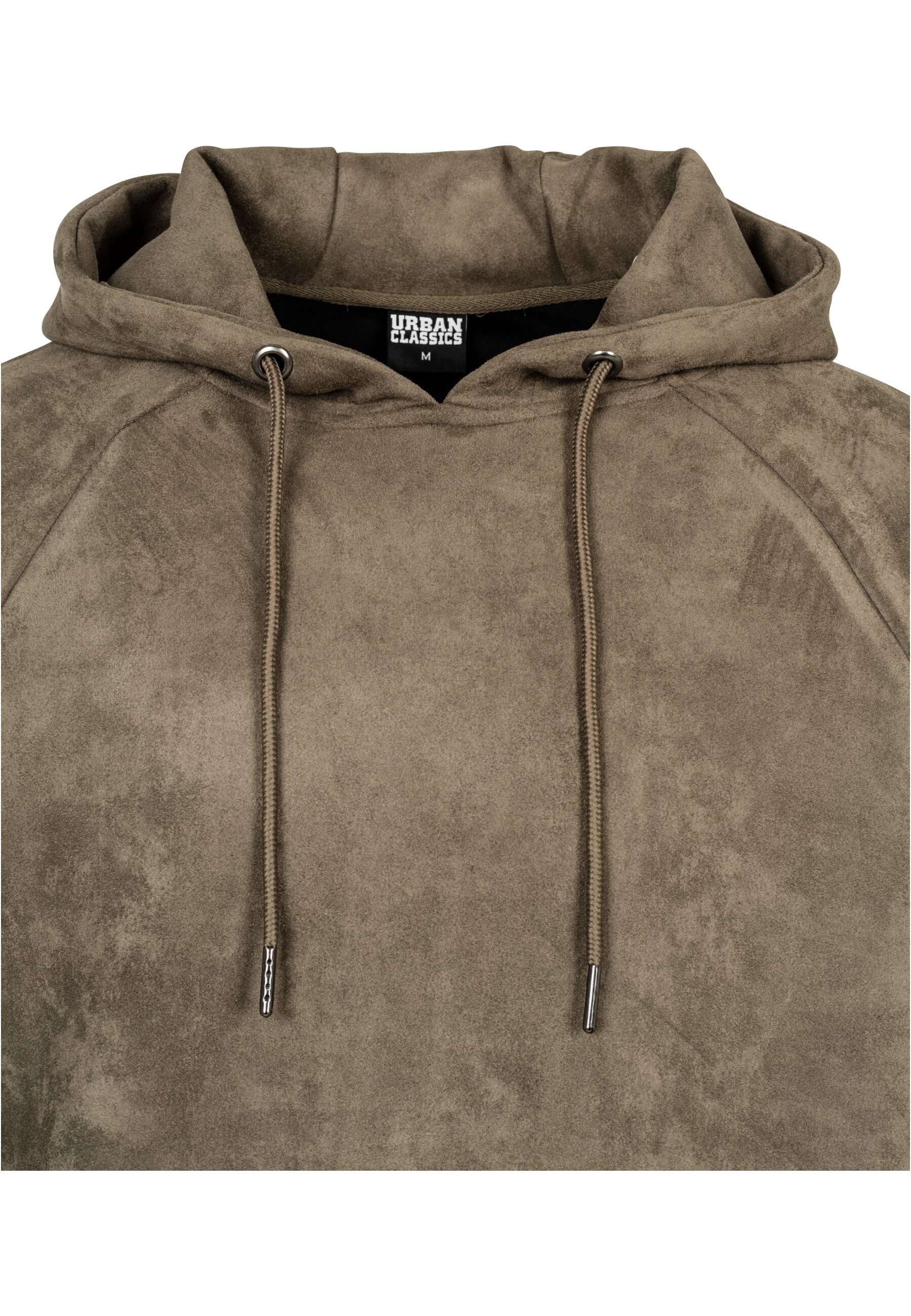 URBAN CLASSICS Sweatshirt »Urban Classics Herren Imitation Suede Hoody«, (1 tlg.)