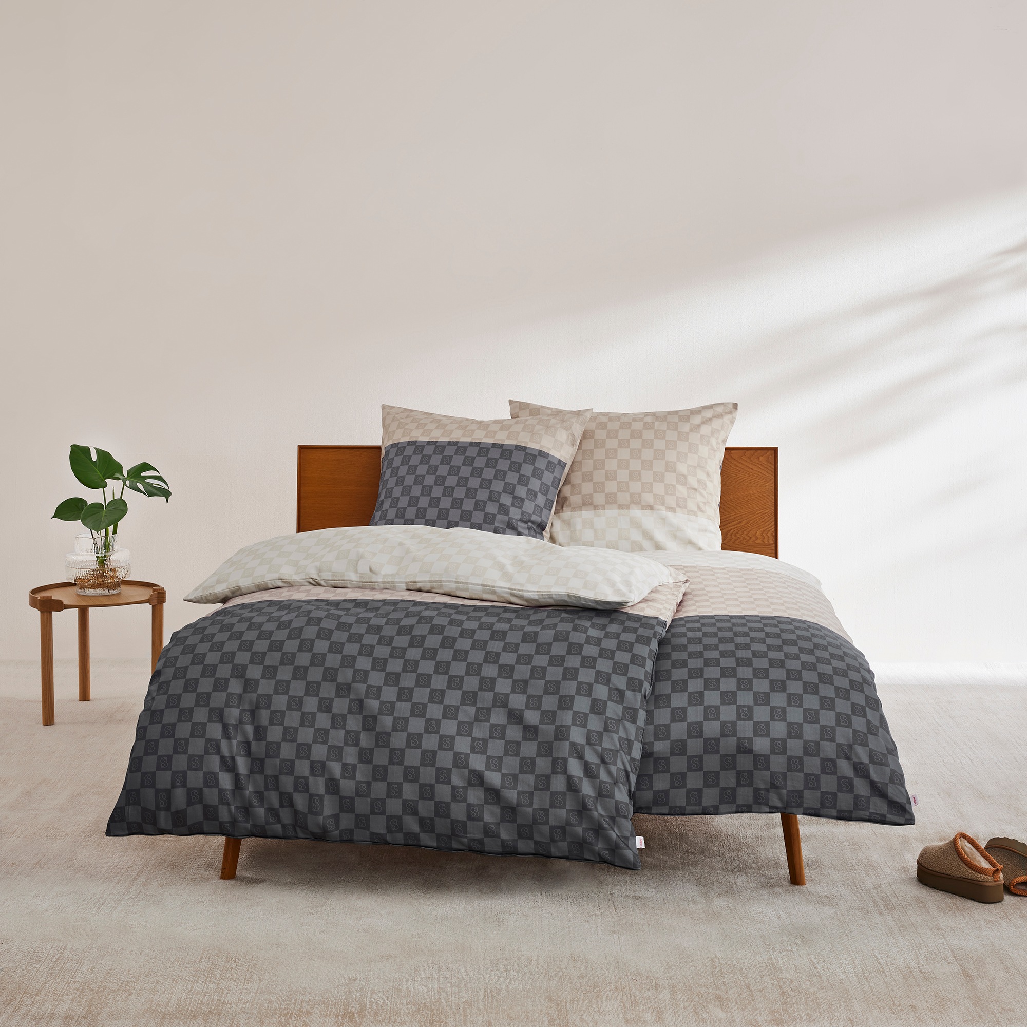 s.Oliver Bettwäsche "Satinbettwäsche s.Oliver" 2 Stk. tlg. mit Blockstreife günstig online kaufen