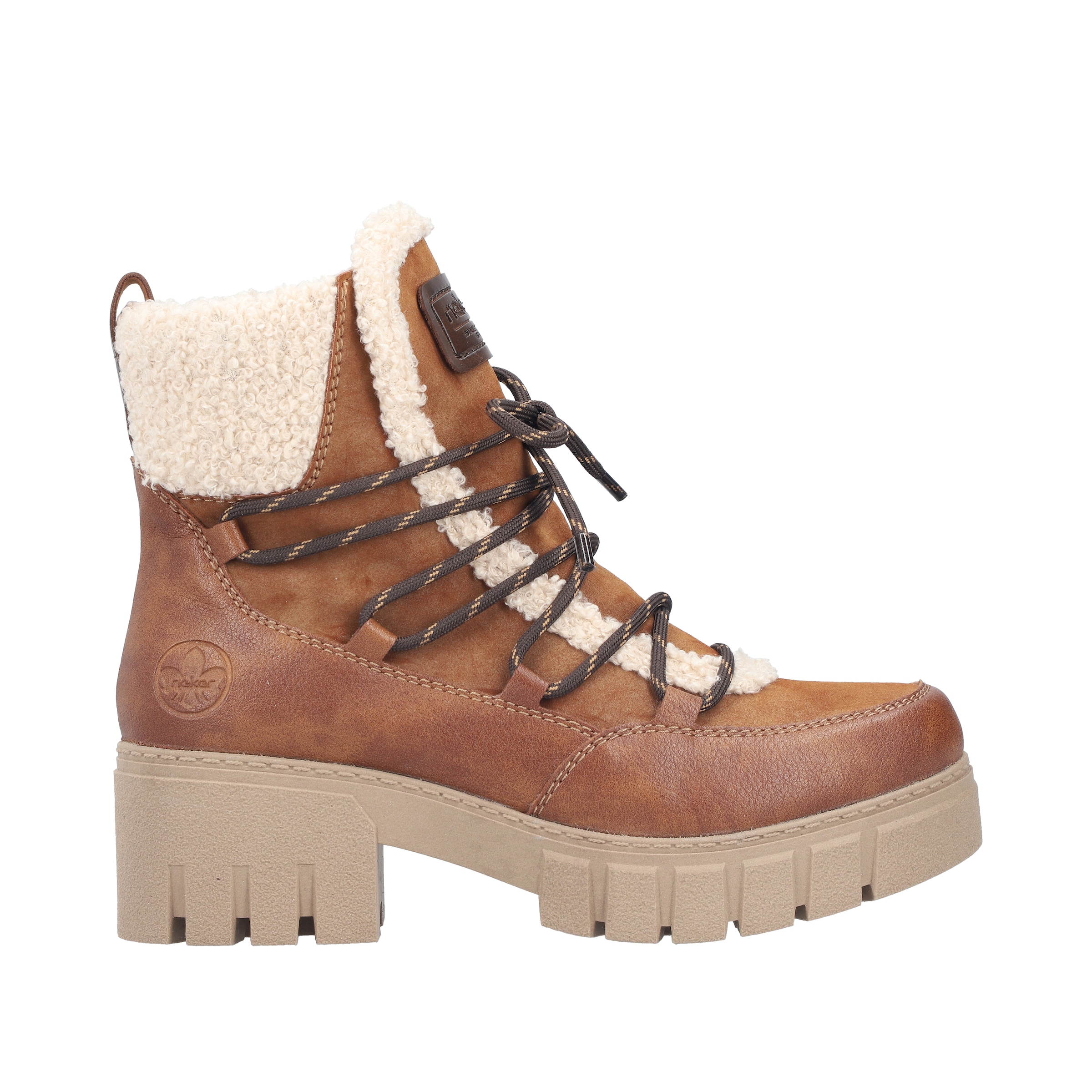 Rieker Winterboots  Schnürboots, Schnürstiefelette mit robuster Plateausohle
