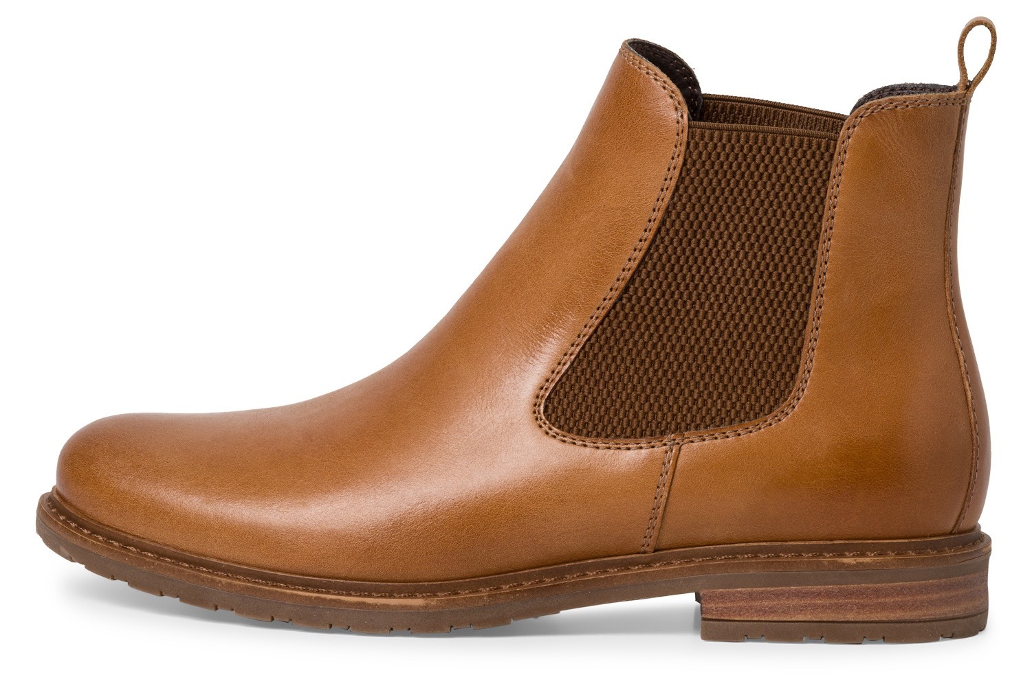 Tamaris Chelseaboots,Blockabsatz,Businessschuh,Bequemschuh, klassischer Look, schmale Form