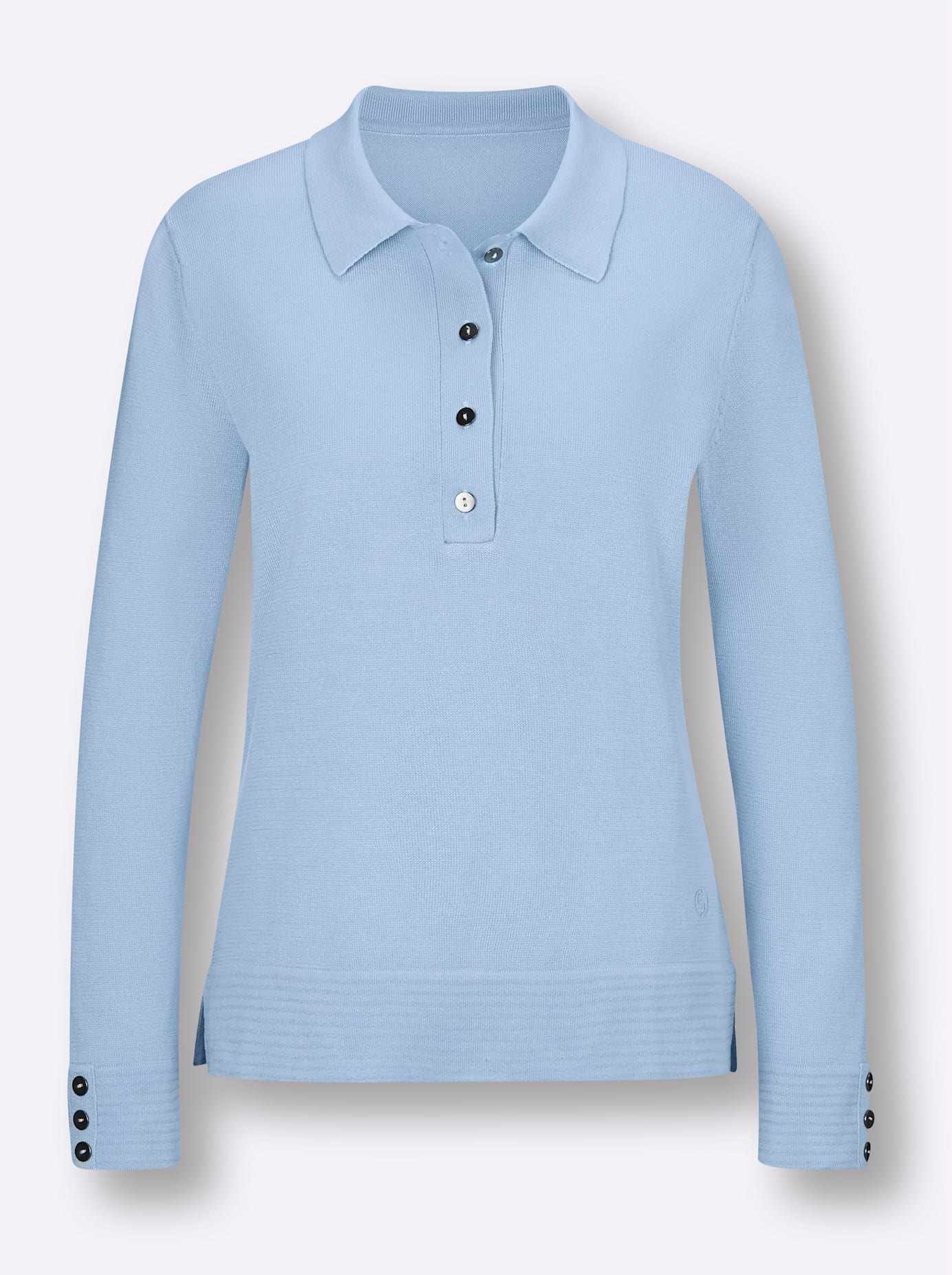 CREATION L PREMIUM Polokragenpullover »Baumwoll-Pullover«