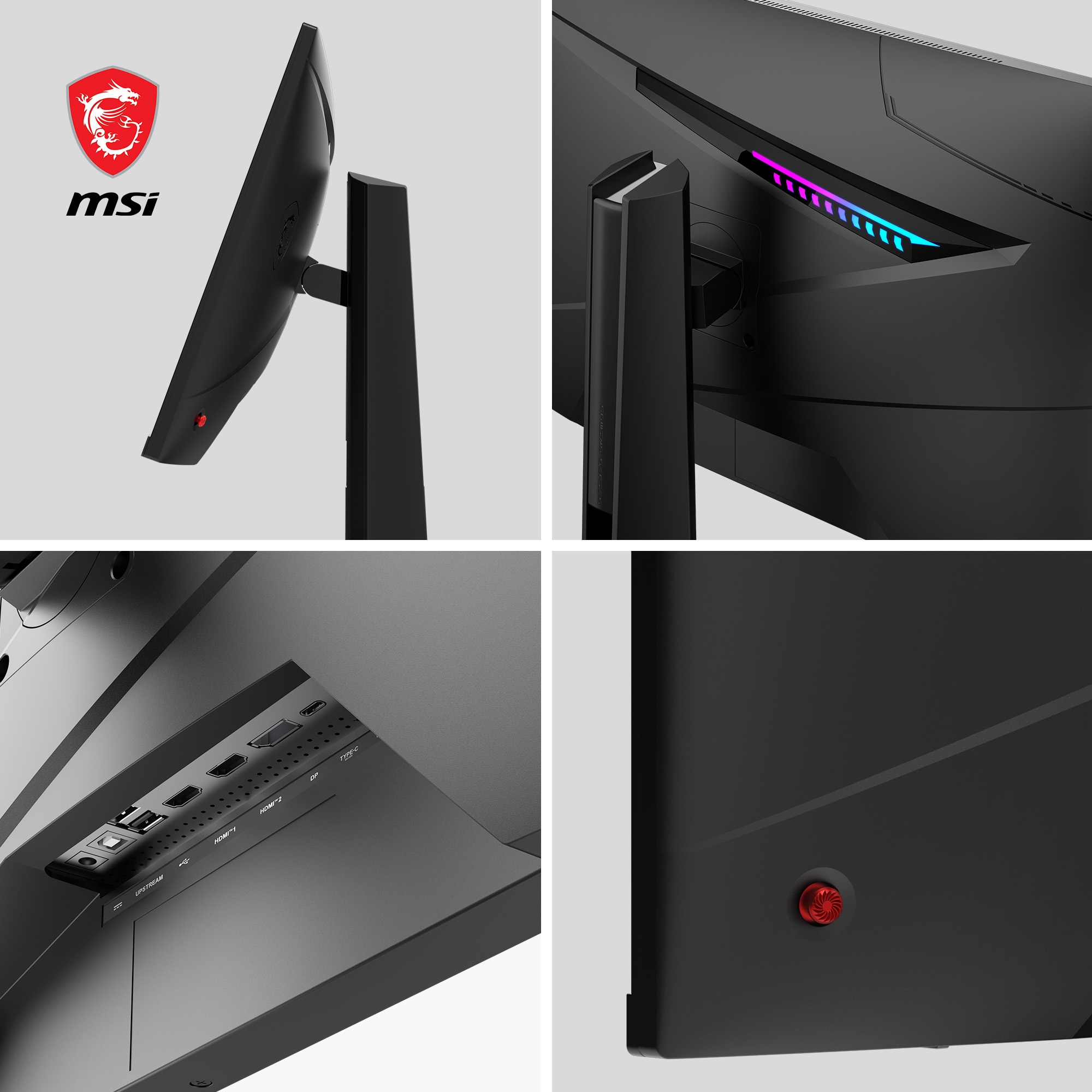 MSI Gaming-Monitor »MPG 274URF QD«, 69 cm/27 Zoll, 3840 x 2160 px, 4K Ultra HD, 0,5 ms Reaktionszeit, 160 Hz, 5-Wege Joystick Navigation