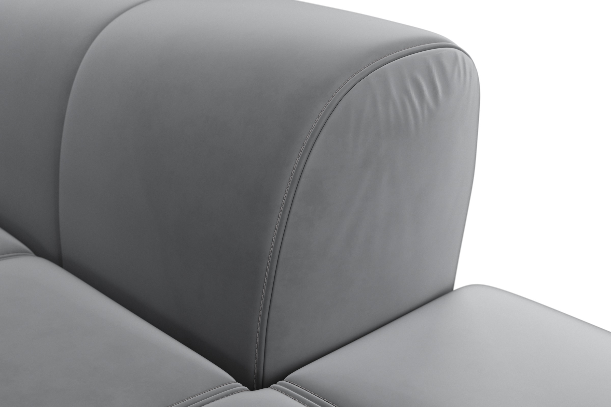 sit&more Wohnlandschaft »Bendigo U-Form«, inklusive Sitztiefenverstellung, Bodenfreiheit 15 cm, in 2 Fußfarben