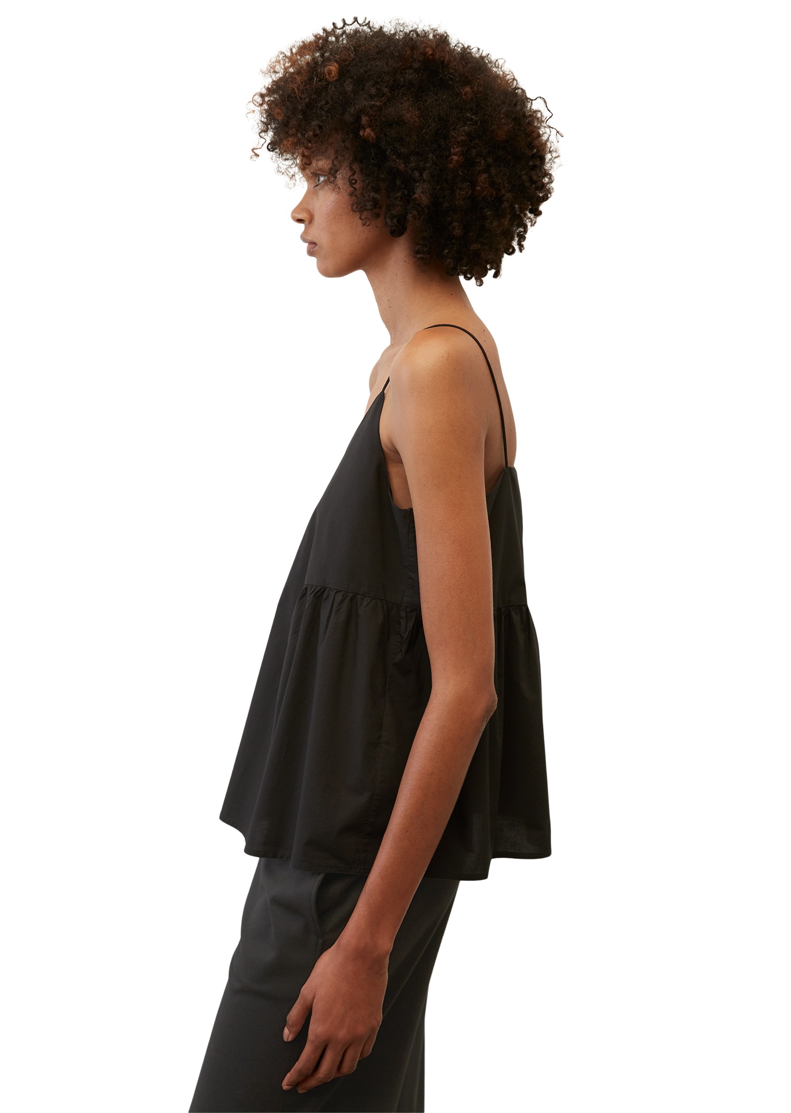 Marc O'Polo Blusentop »Crop-Spaghettiträger-Top«