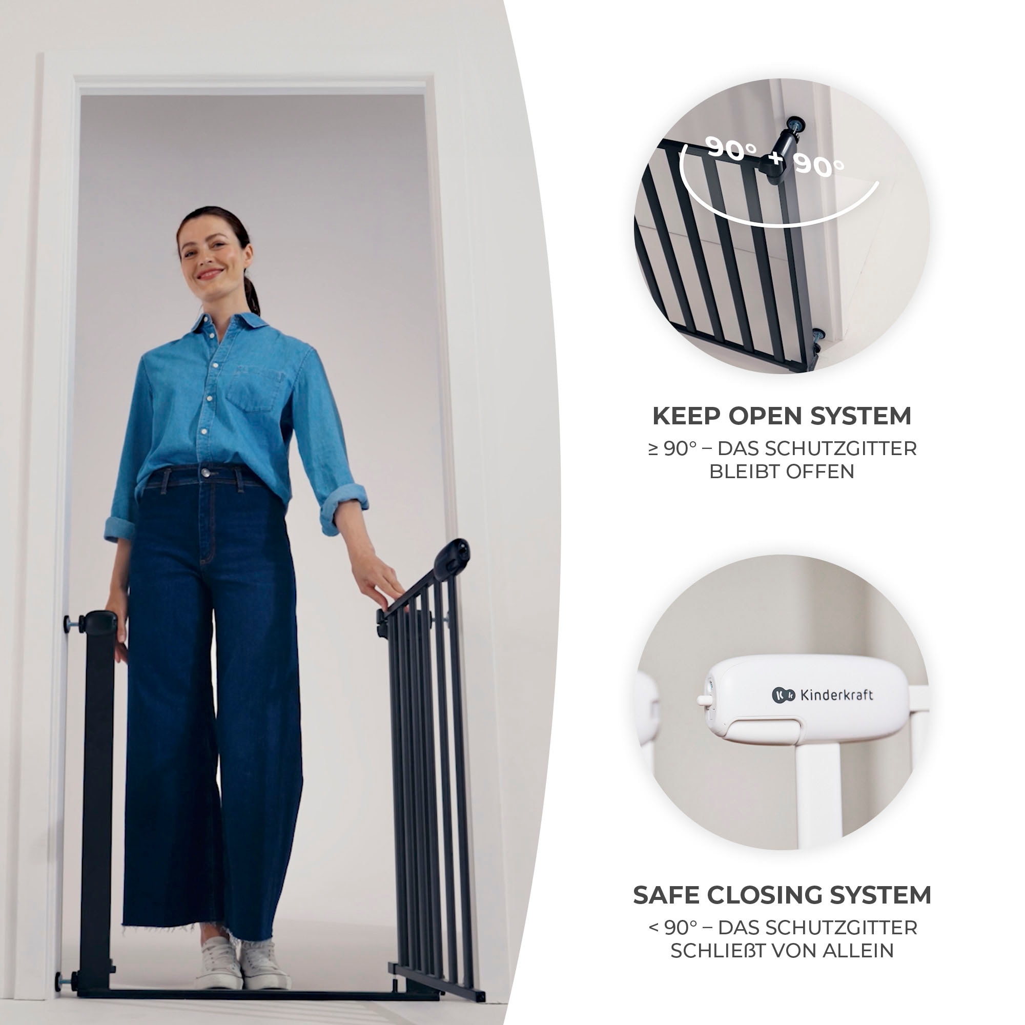 Kinderkraft Türschutzgitter »LOCK & GO«