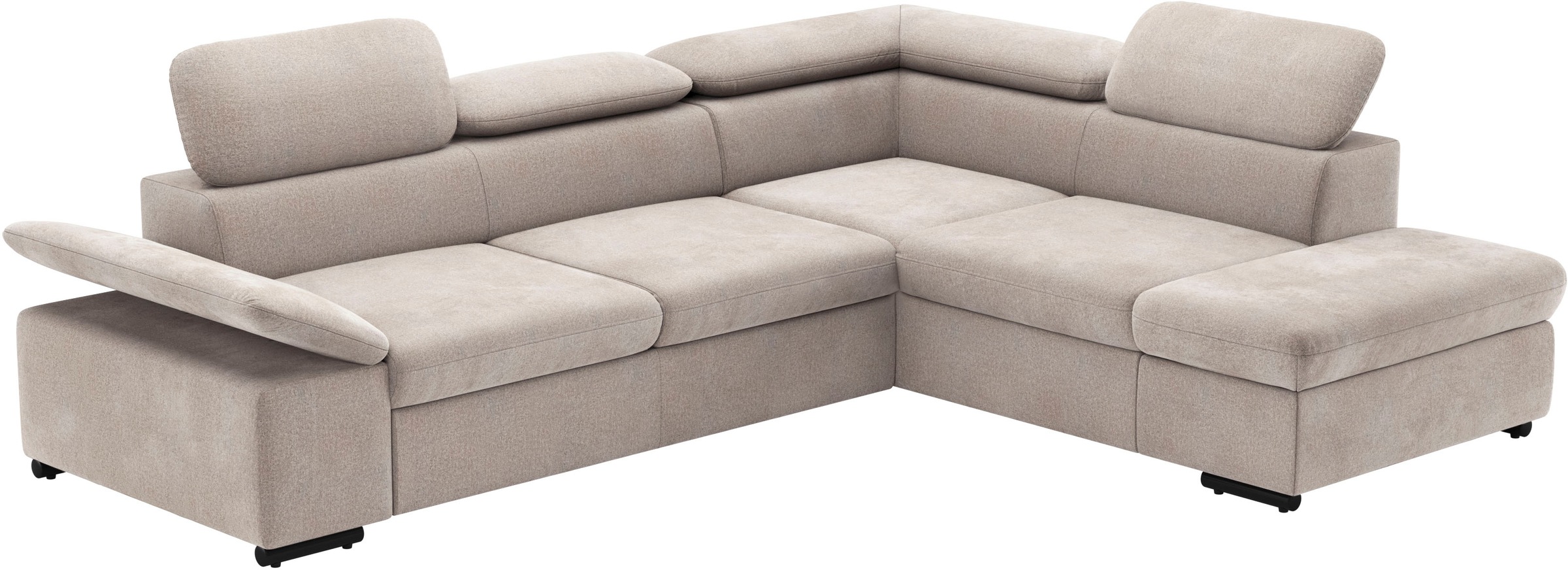 sit&more Ecksofa »Alcudia L-Form«, mit Armteilverstellung, optional Kopfteilverstellung und Bettfunktion