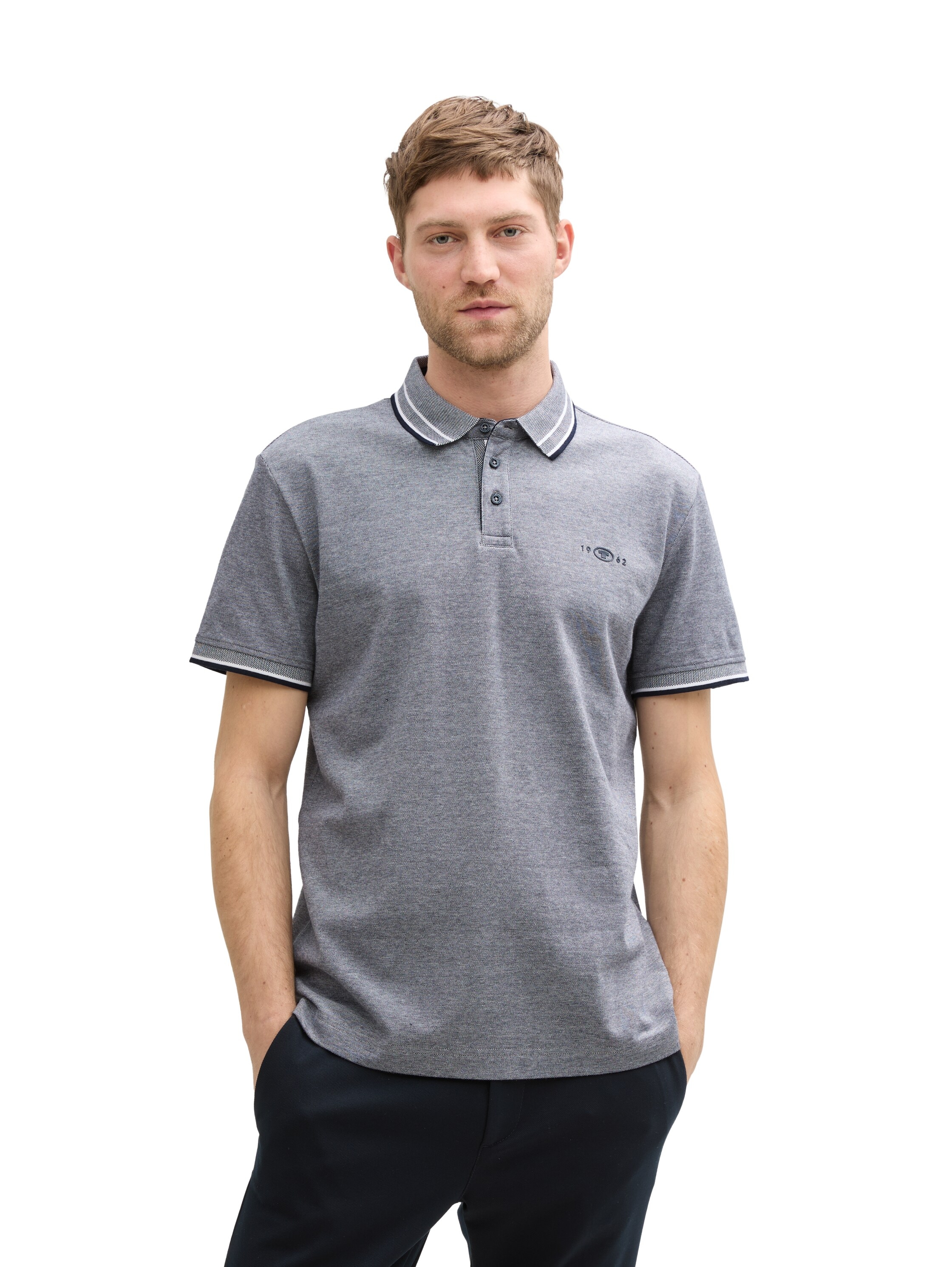 TOM TAILOR Poloshirt, mit Logo Stickerei