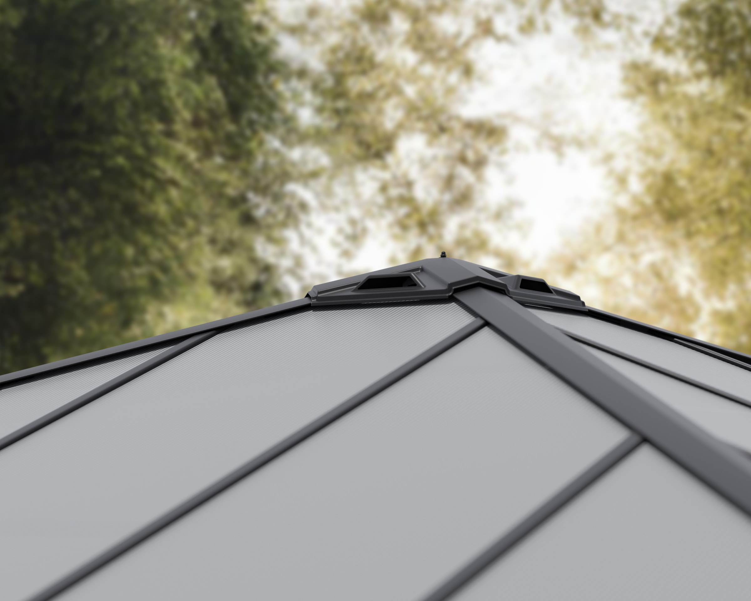 Palram - Canopia Doppelcarport »Colorado«, Aluminium, 358 cm, Anthrazit, 100% UV-geschützt