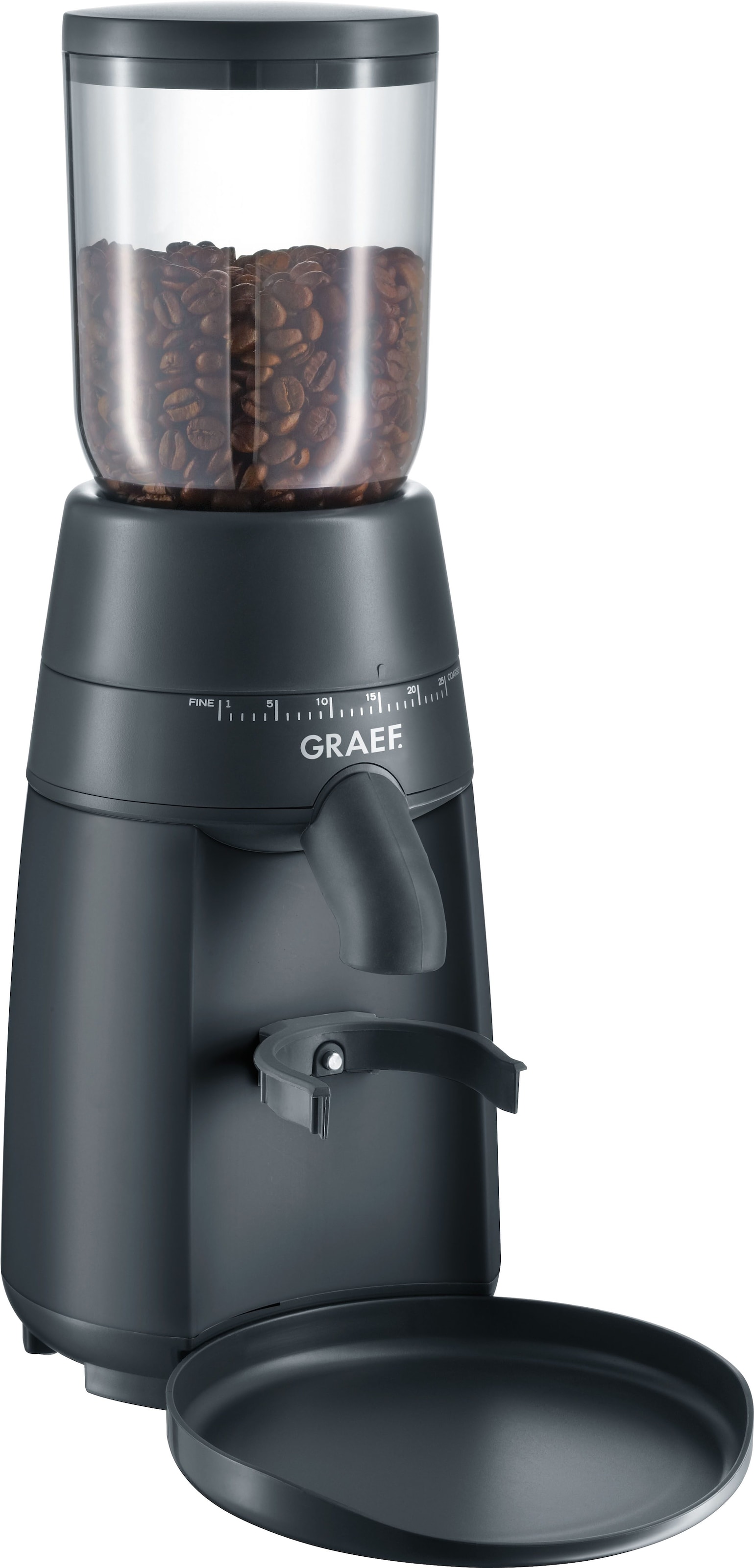 Graef Kaffeemühle "CM 702", 128 W, Kegelmahlwerk, 250 g Bohnenbehälter