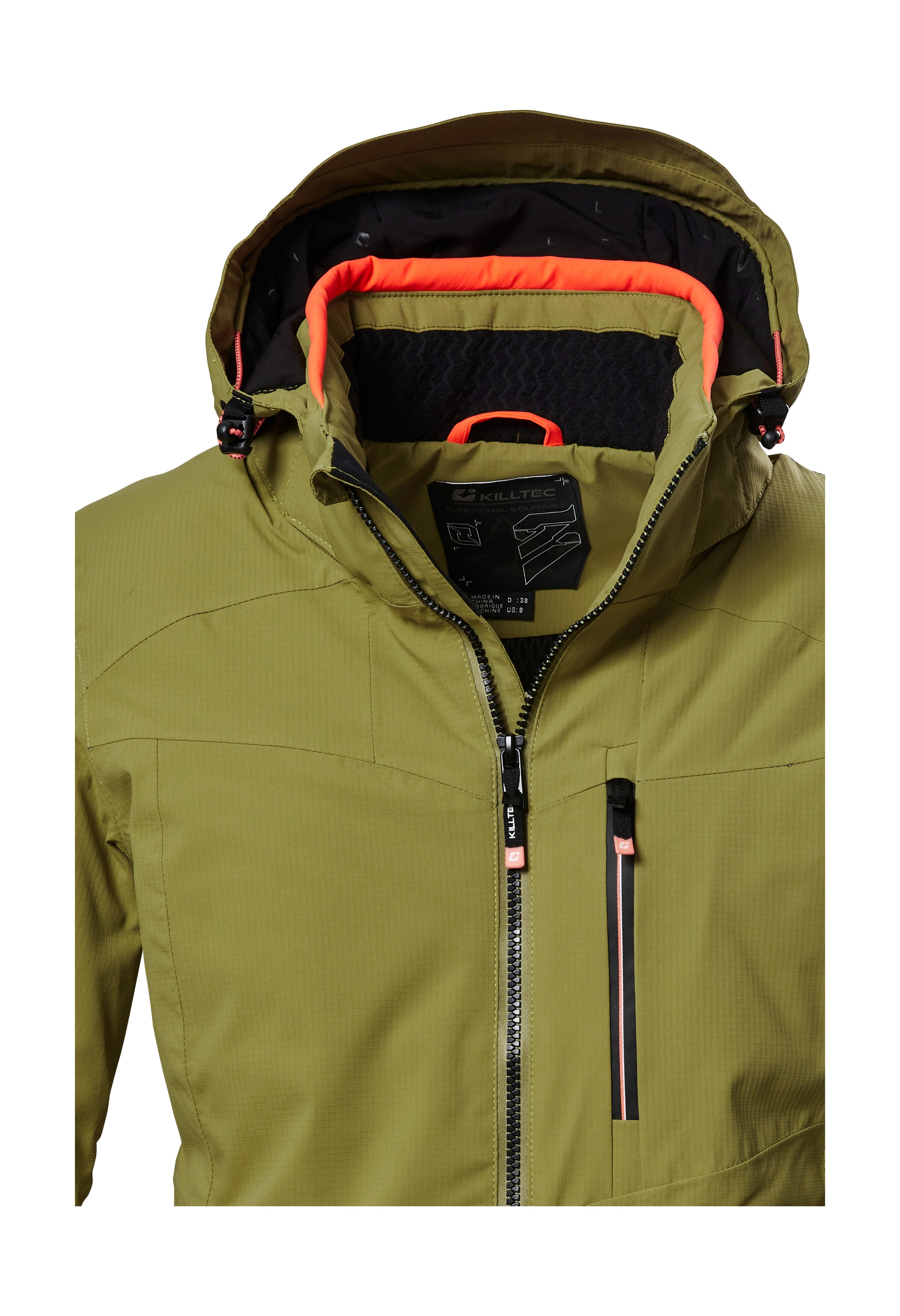 Killtec Skijacke "KSW 36 WMN SKI JCKT", Wasserdichte Damenjacke mit abnehmb günstig online kaufen