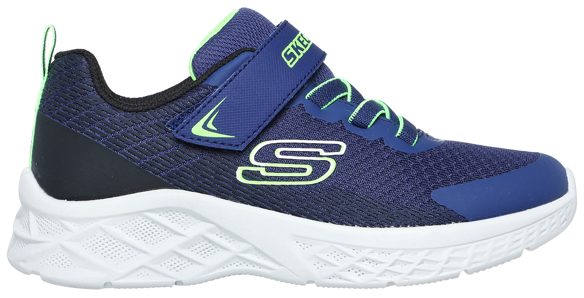 Skechers Sneaker »MICROSPEC II«, Freizeitschuh mit Klettverschluss, Größenschablone zum Download