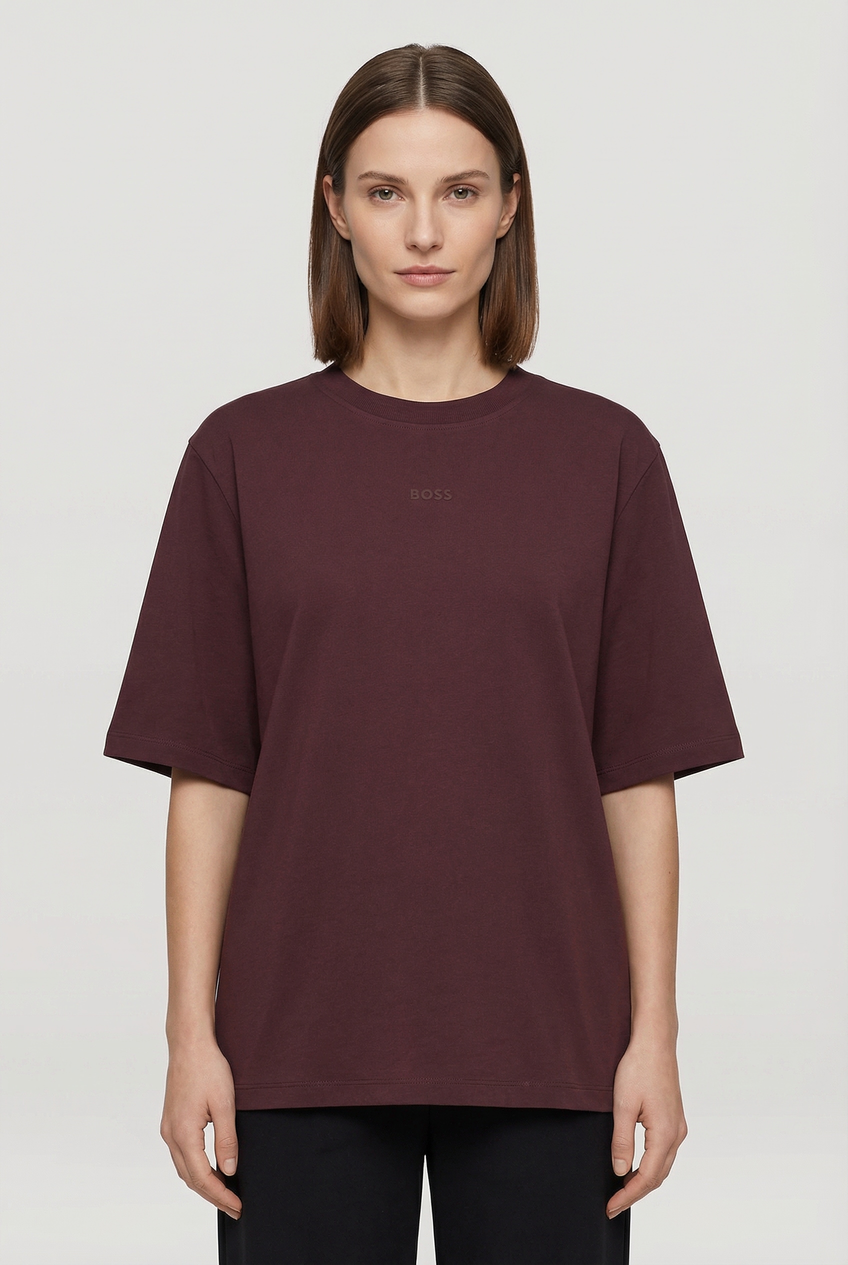 BOSS ORANGE T-Shirt "Enis Premium Damenmode" mit weiten Ärmeln günstig online kaufen