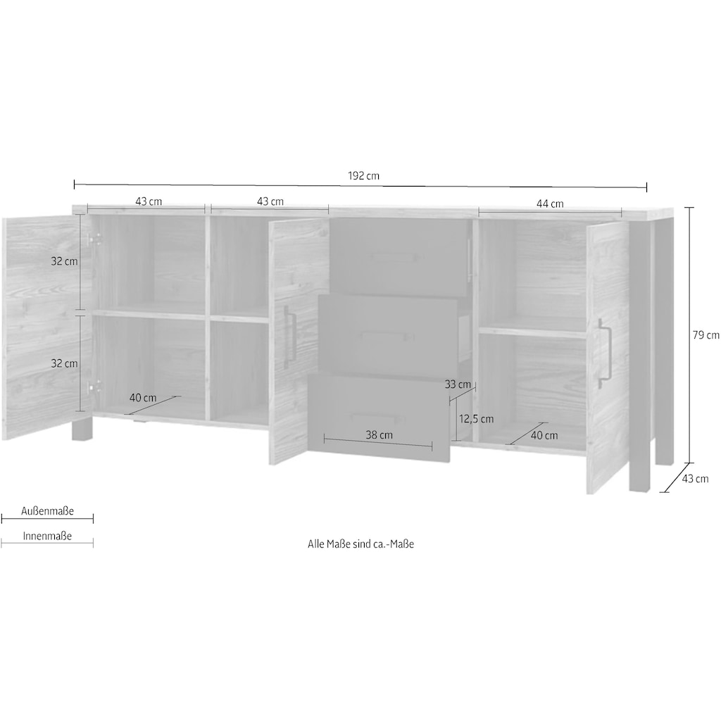 Helvetia Sideboard »Olin WM«