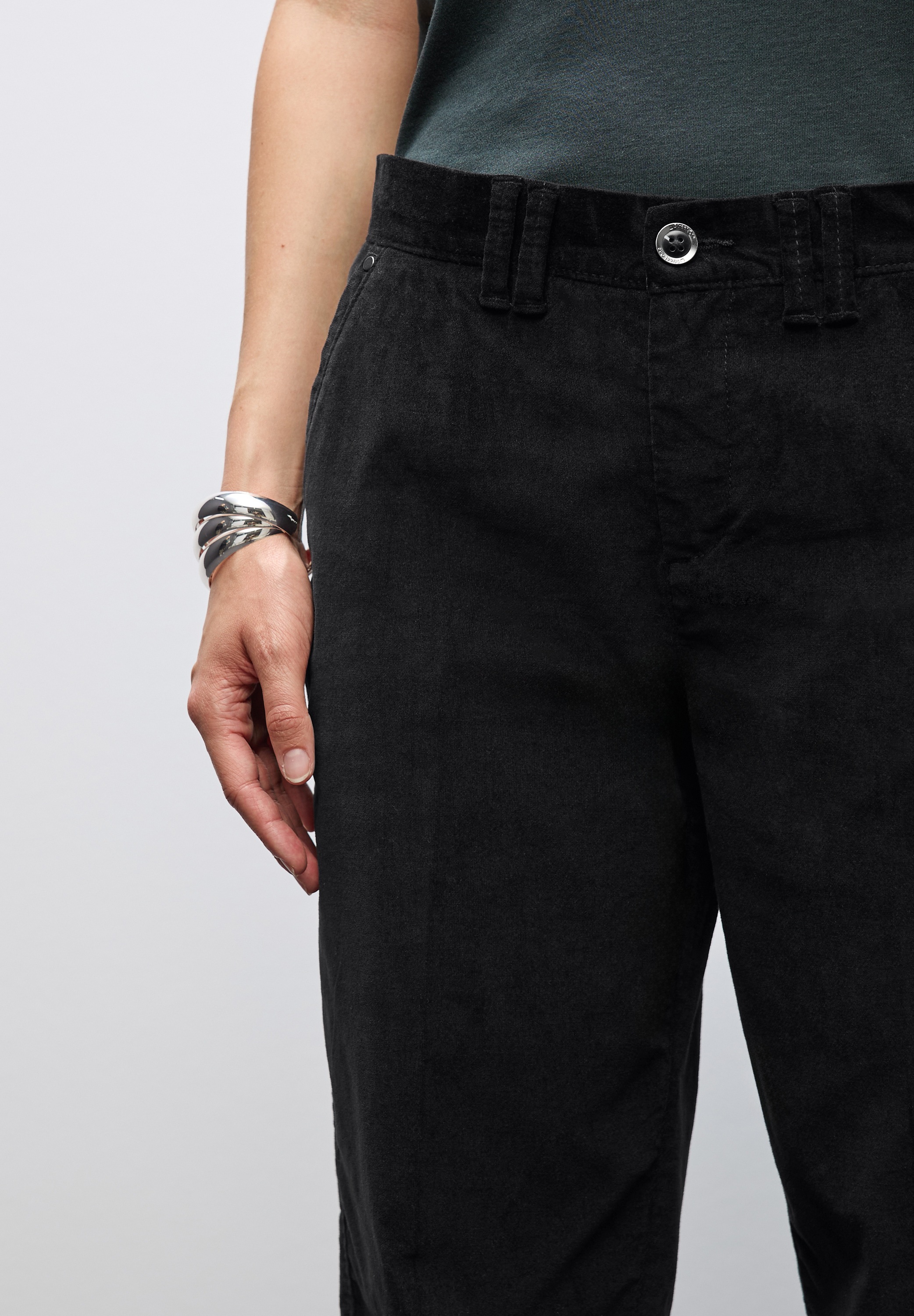 Thumbnail - STREET ONE Chinohose "Velvet" mit Taschen