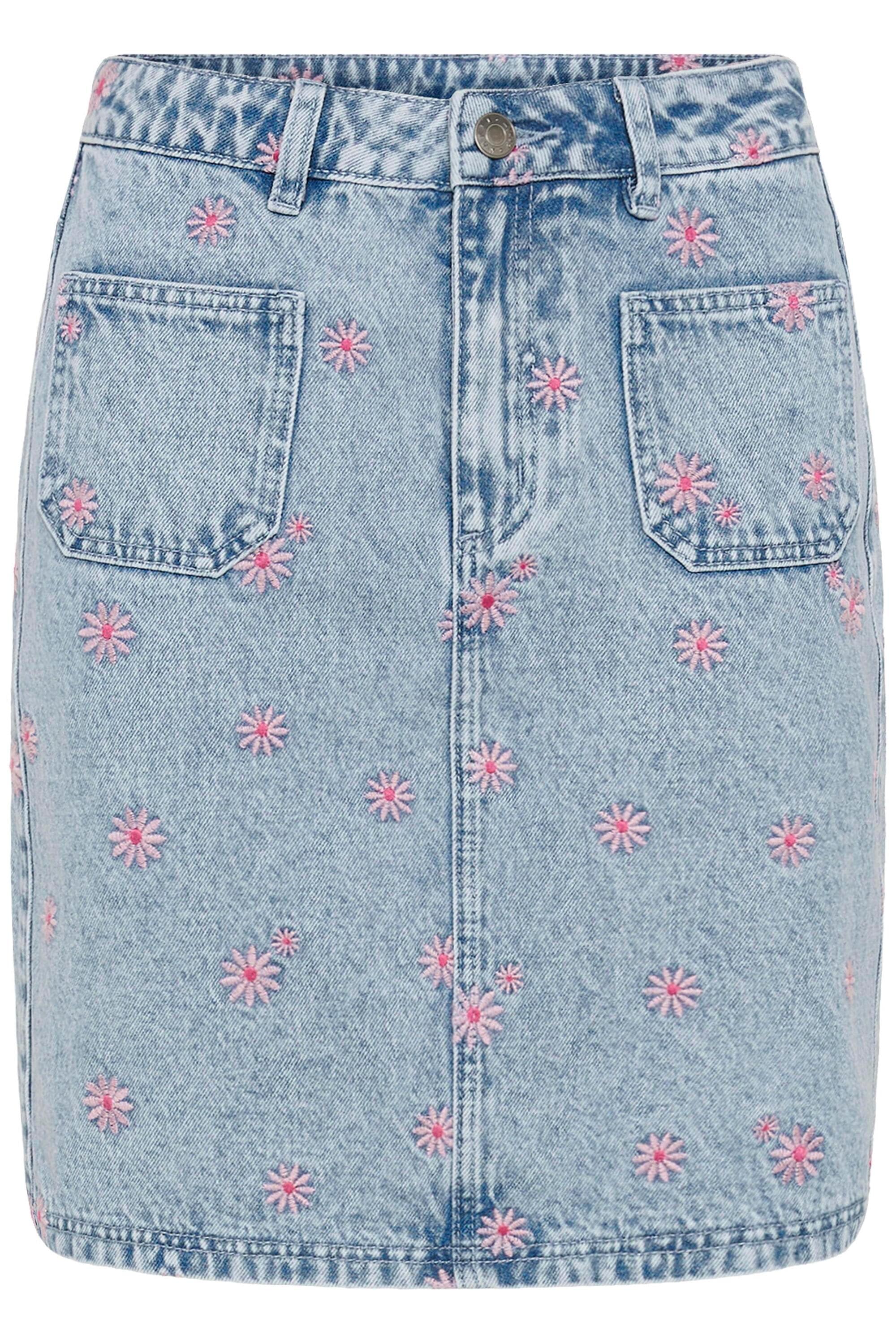 KAFFE Jeansrock "Damen Denimrock KAbabena"