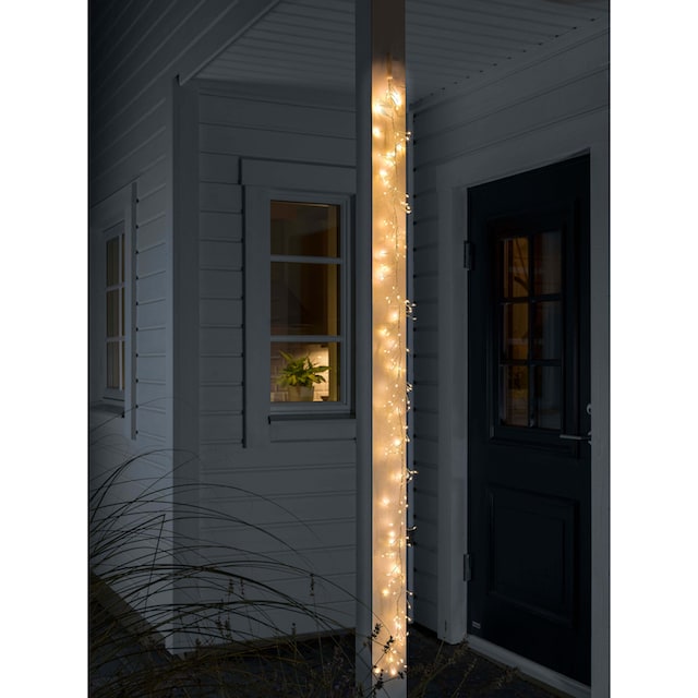 KONSTSMIDE LED-Lichterkette »Weihnachtsdeko aussen«, 200 St.-flammig, Micro  LED Büschellichterkette Cluster, mit Aufroller, 200 Dioden kaufen | BAUR