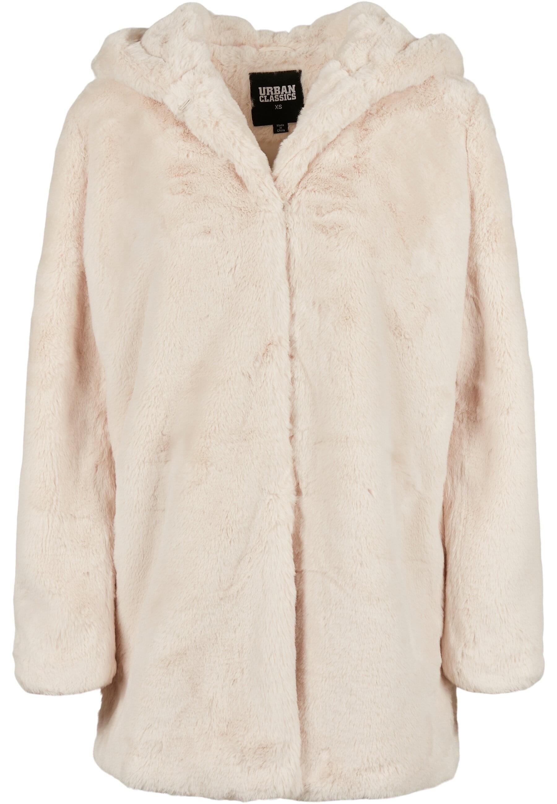 URBAN CLASSICS Parka "Urban Classics Damen Ladies Hooded Teddy Coat" 1 Stk. günstig online kaufen