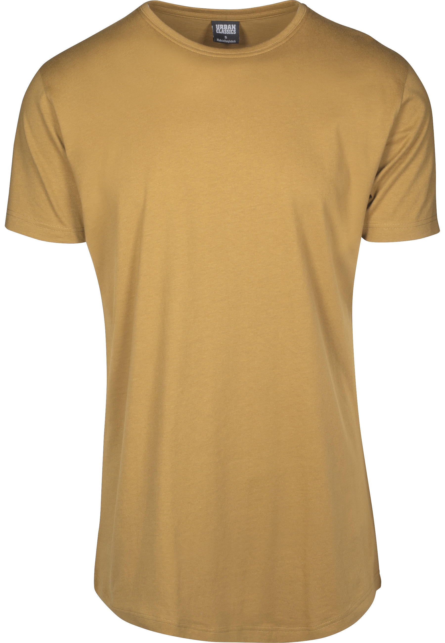 URBAN CLASSICS Kurzarmshirt "Urban Classics Herren Shaped Long Tee" 1 Stk.