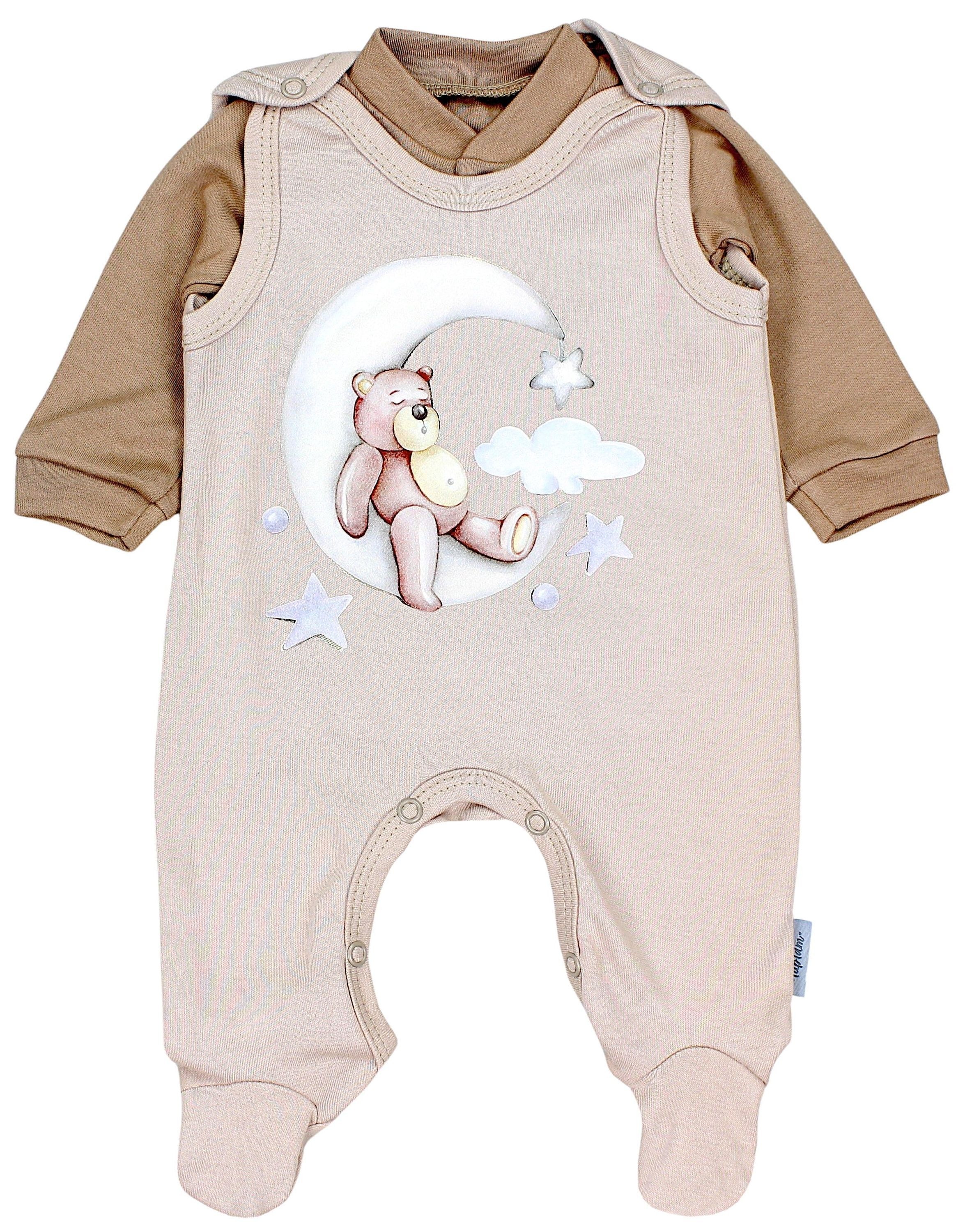 TupTam Strampler "Set Baby Unisex Strampler-Set mit Aufdruck Spruch 2-tlg"