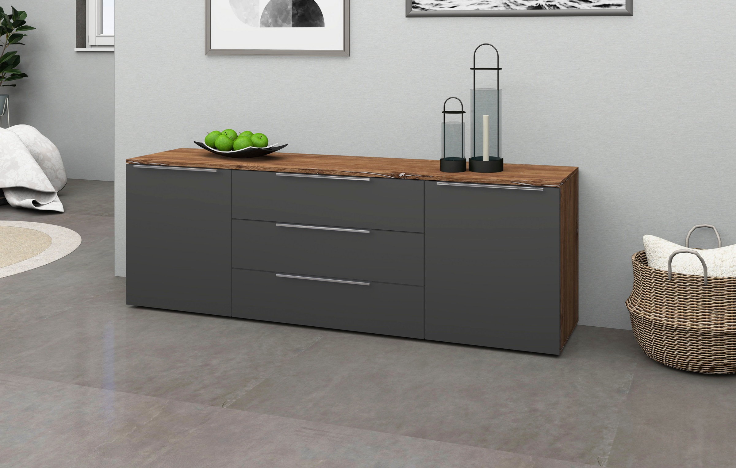 borchardt Möbel Sideboard "Oliva" Breite 166 oder 200 cm günstig online kaufen