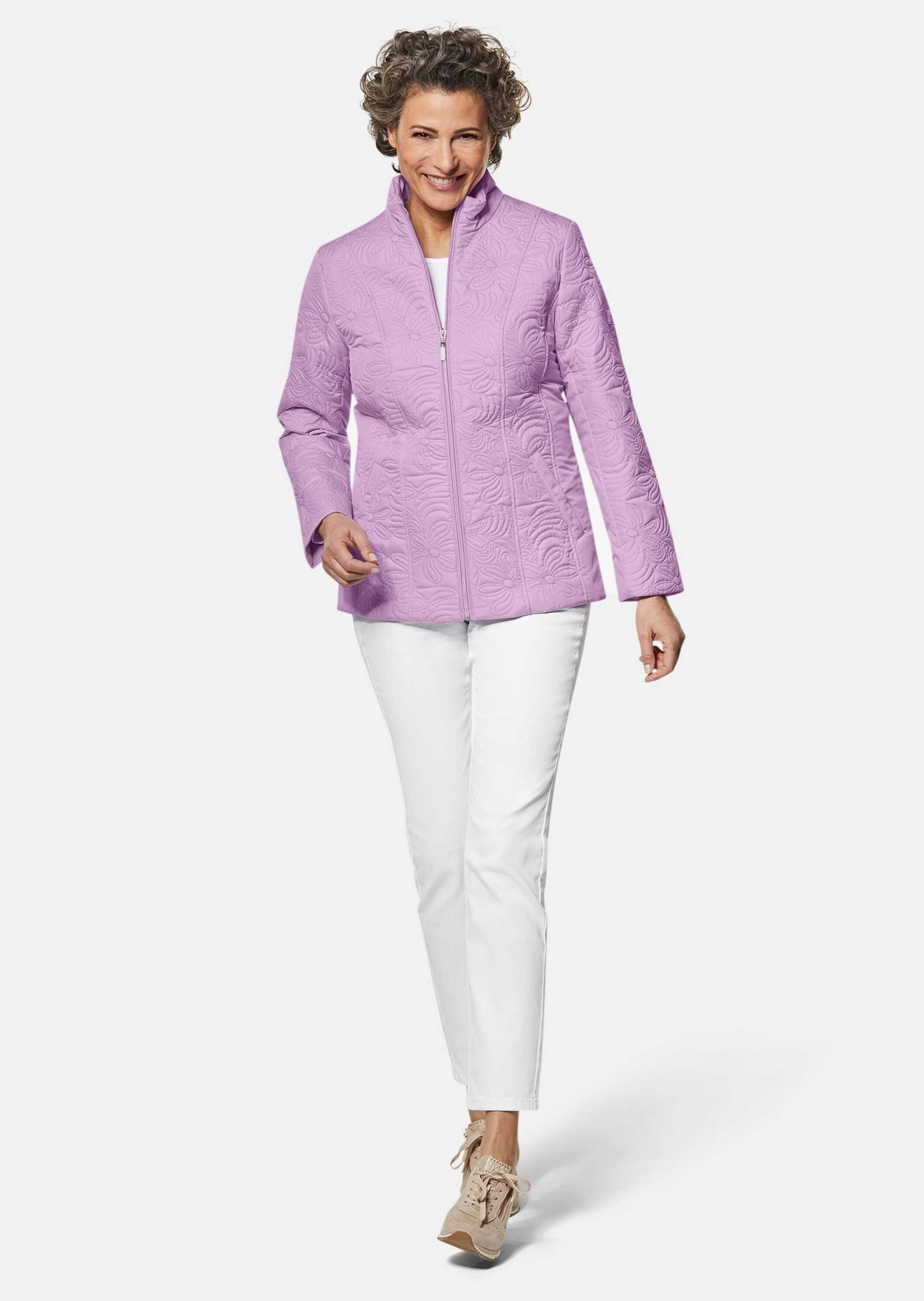 GOLDNER Steppjacke "Jacke mit floraler Steppung" Ohne günstig online kaufen