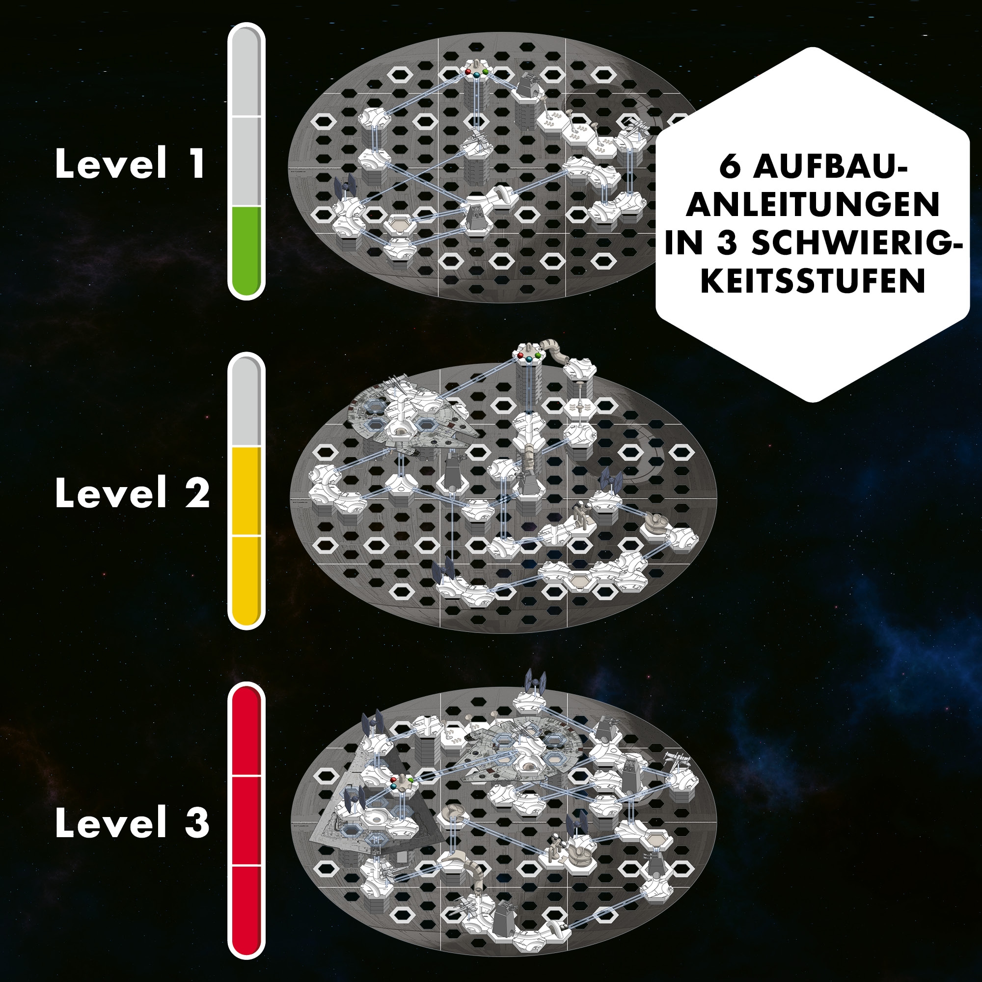 Ravensburger Kugelbahn-Bausatz »GraviTrax Star Wars Action-Set Deathstar« Made in Europe