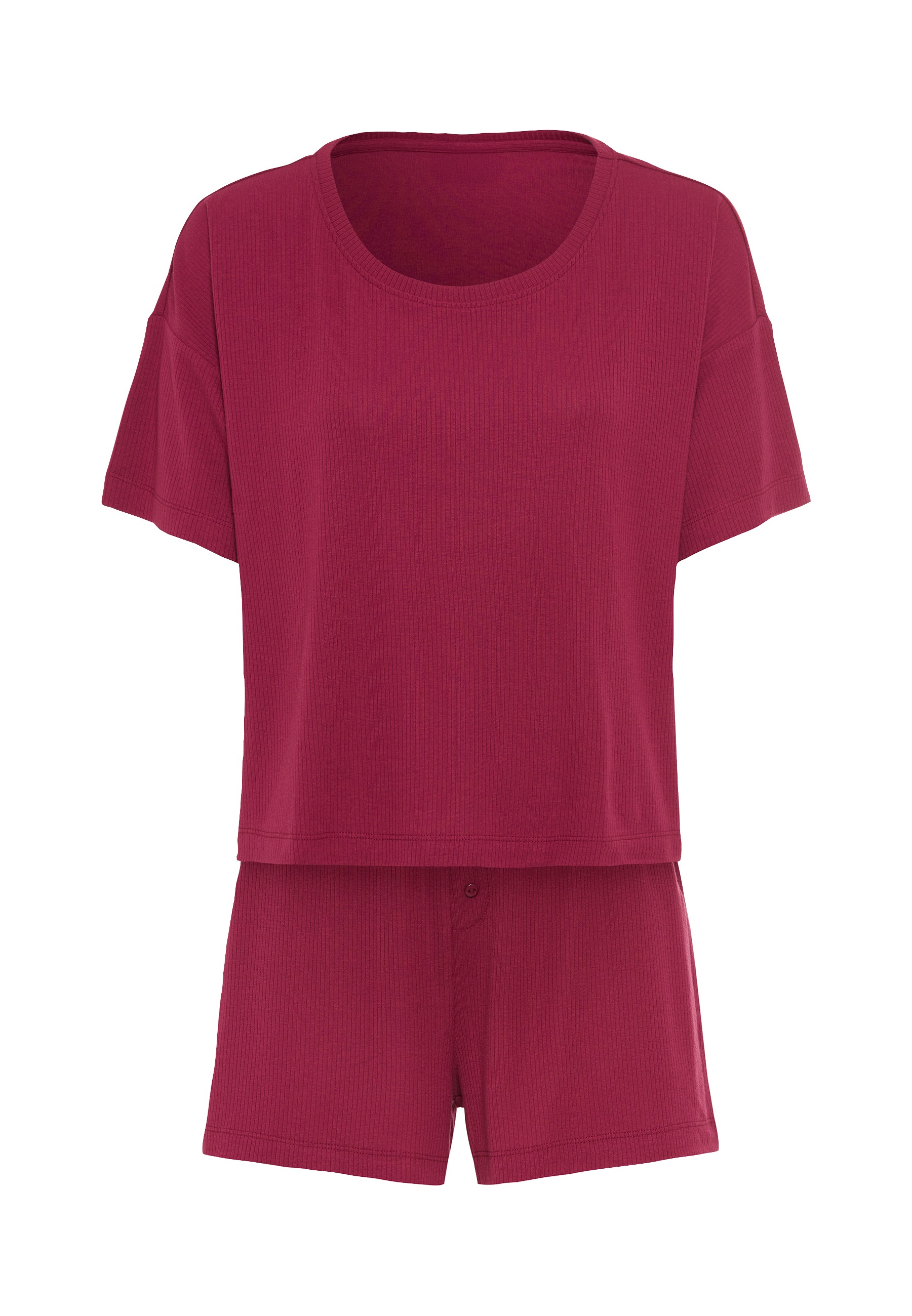 LSCN by LASCANA Shorty, (2 tlg.), mit kleiner Zierknopfleiste günstig online kaufen