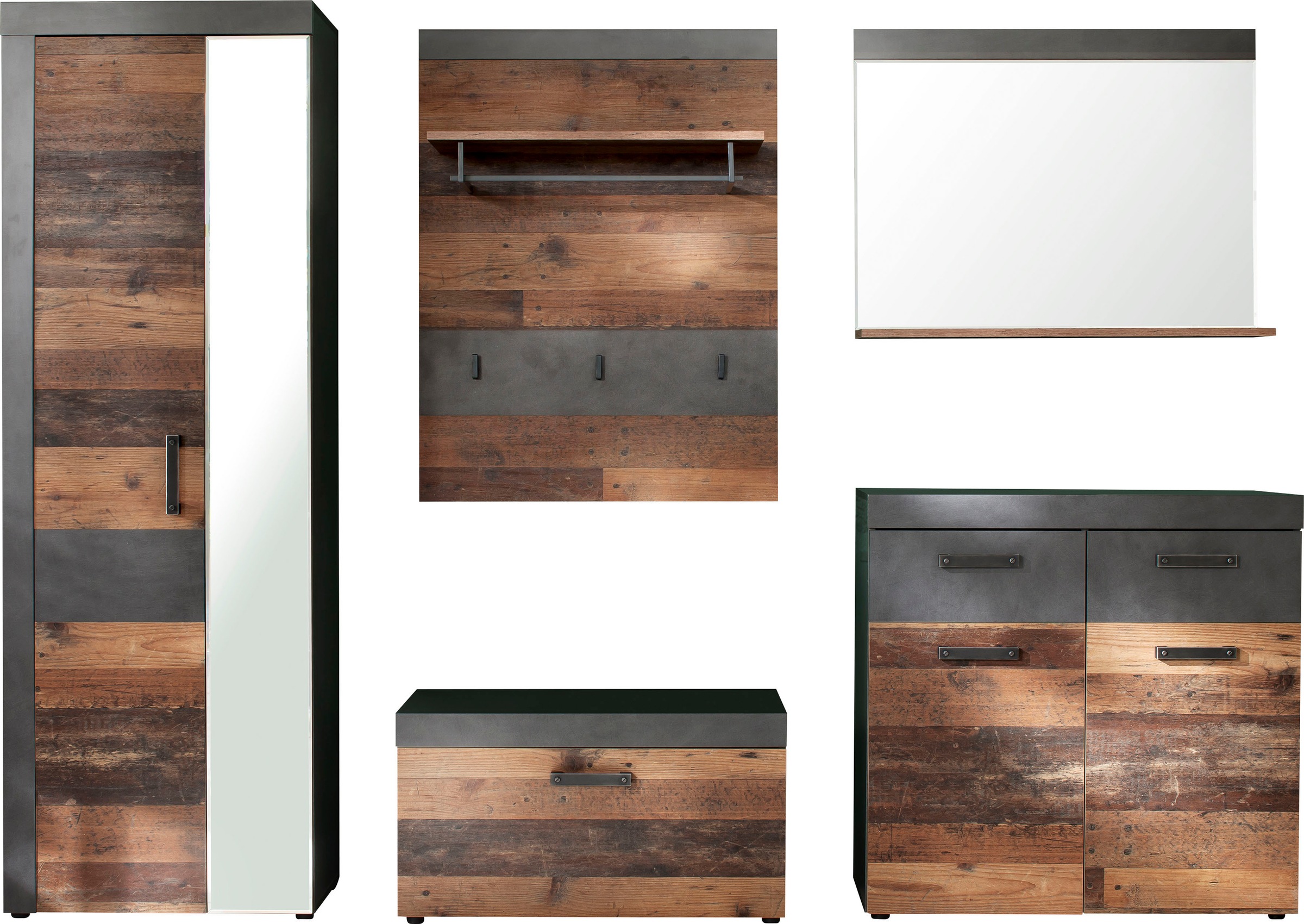 Home affaire Garderoben-Set »Ilana« Set, 5 Stk. tlg.