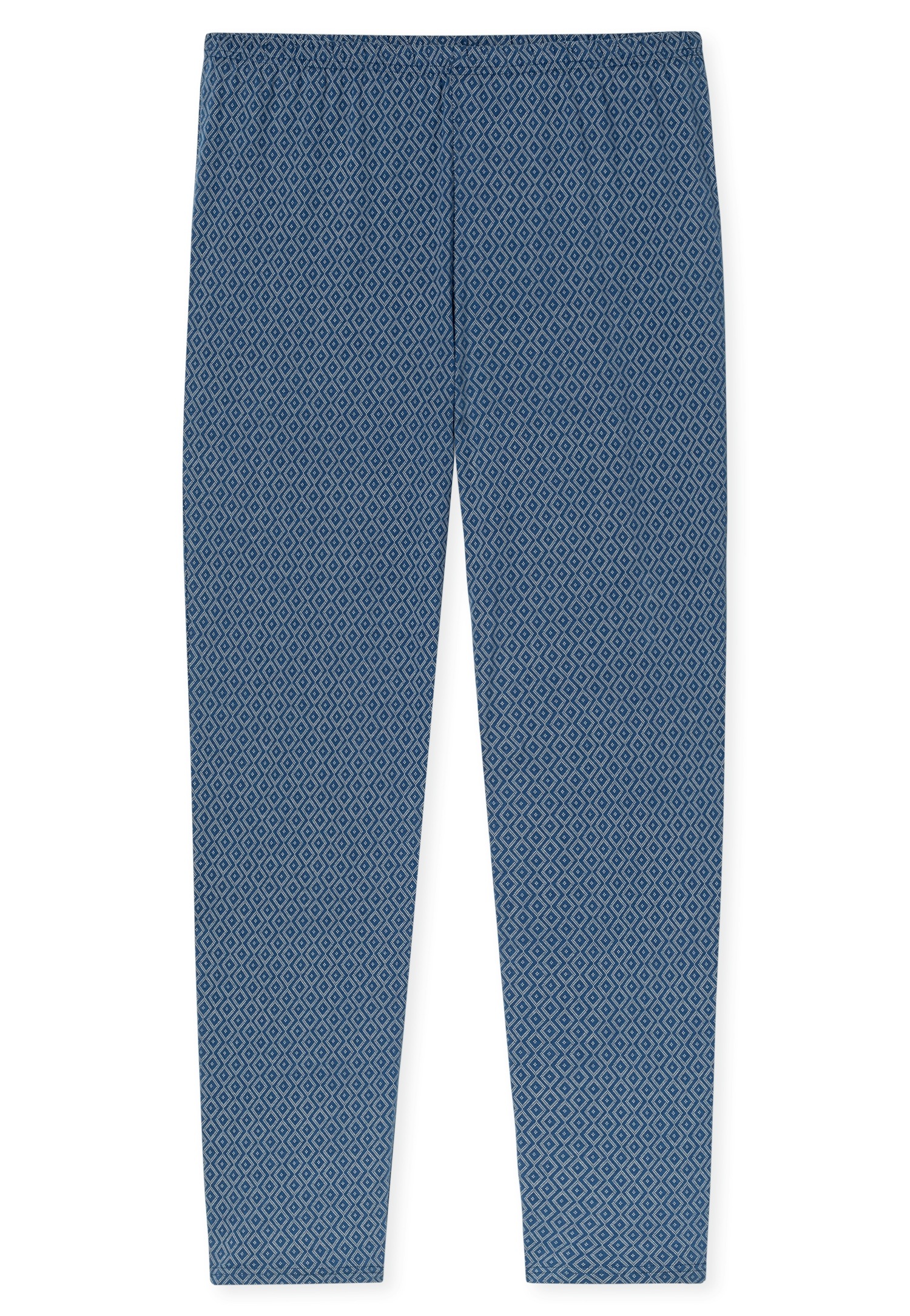 Schiesser Schlafanzug »Casual Essentials« 2 mit unifarbenem Langarmshirt mit rundem Halsausschnitt