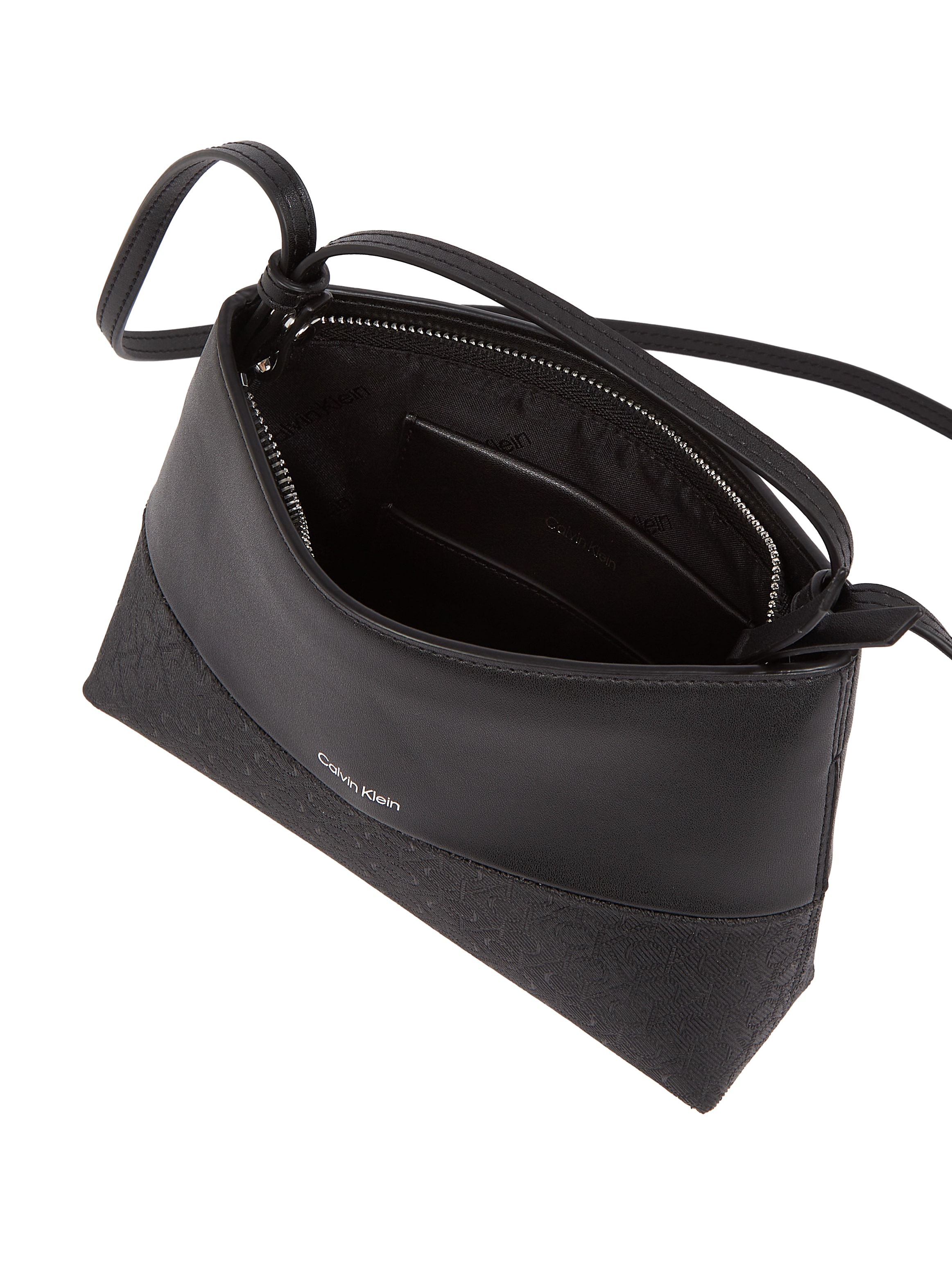 Calvin Klein Schultertasche »CK MIXMEDIA CONVERTIBLE BAG_MONO«, Umhängetasche, Handtasche Damen, mit Reißverschluss