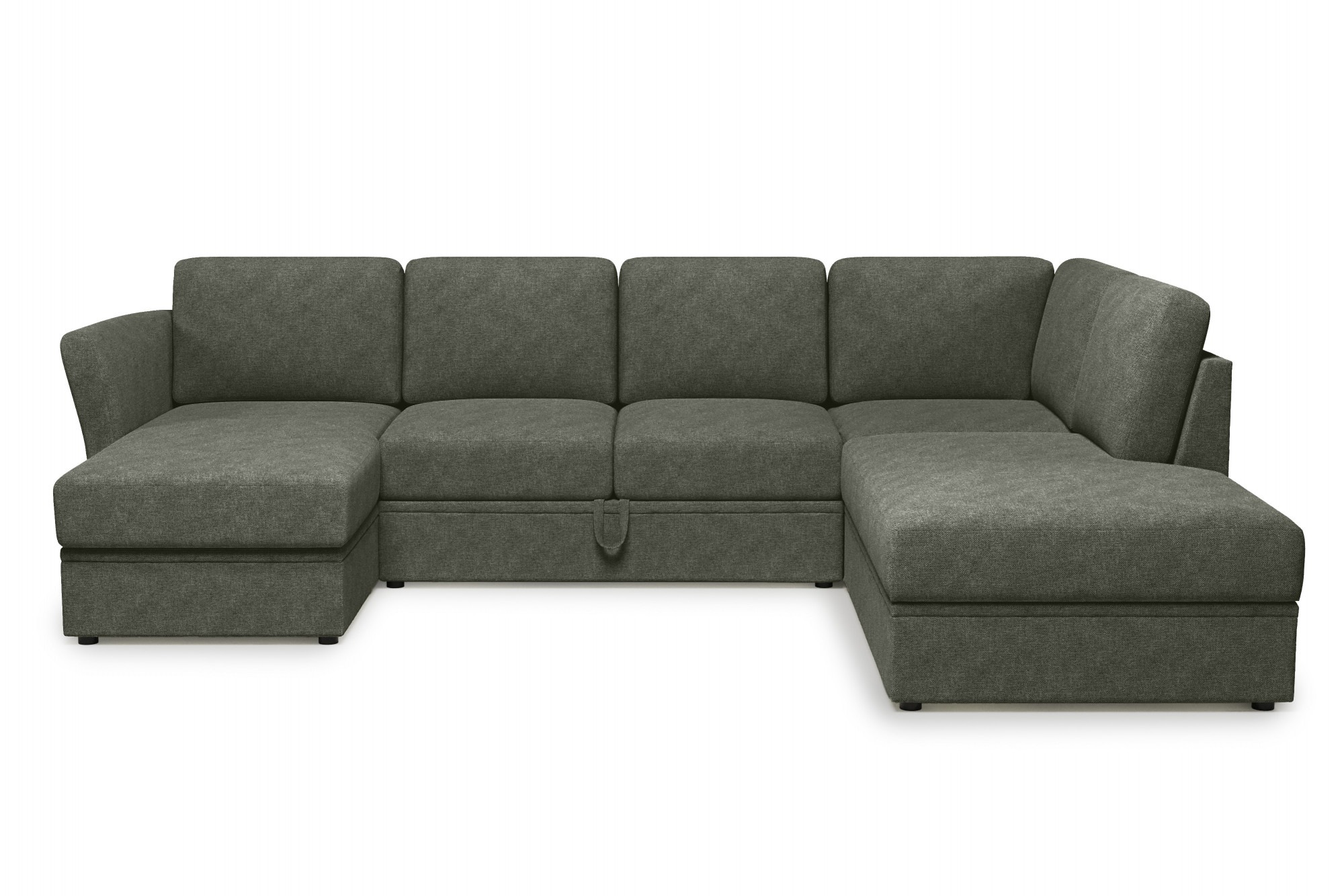 Home affaire Wohnlandschaft »Lavars Schlafsofa«, mit Bettfunktion und Stauraum, in zwei verschiedenen Bezugsqualitäten