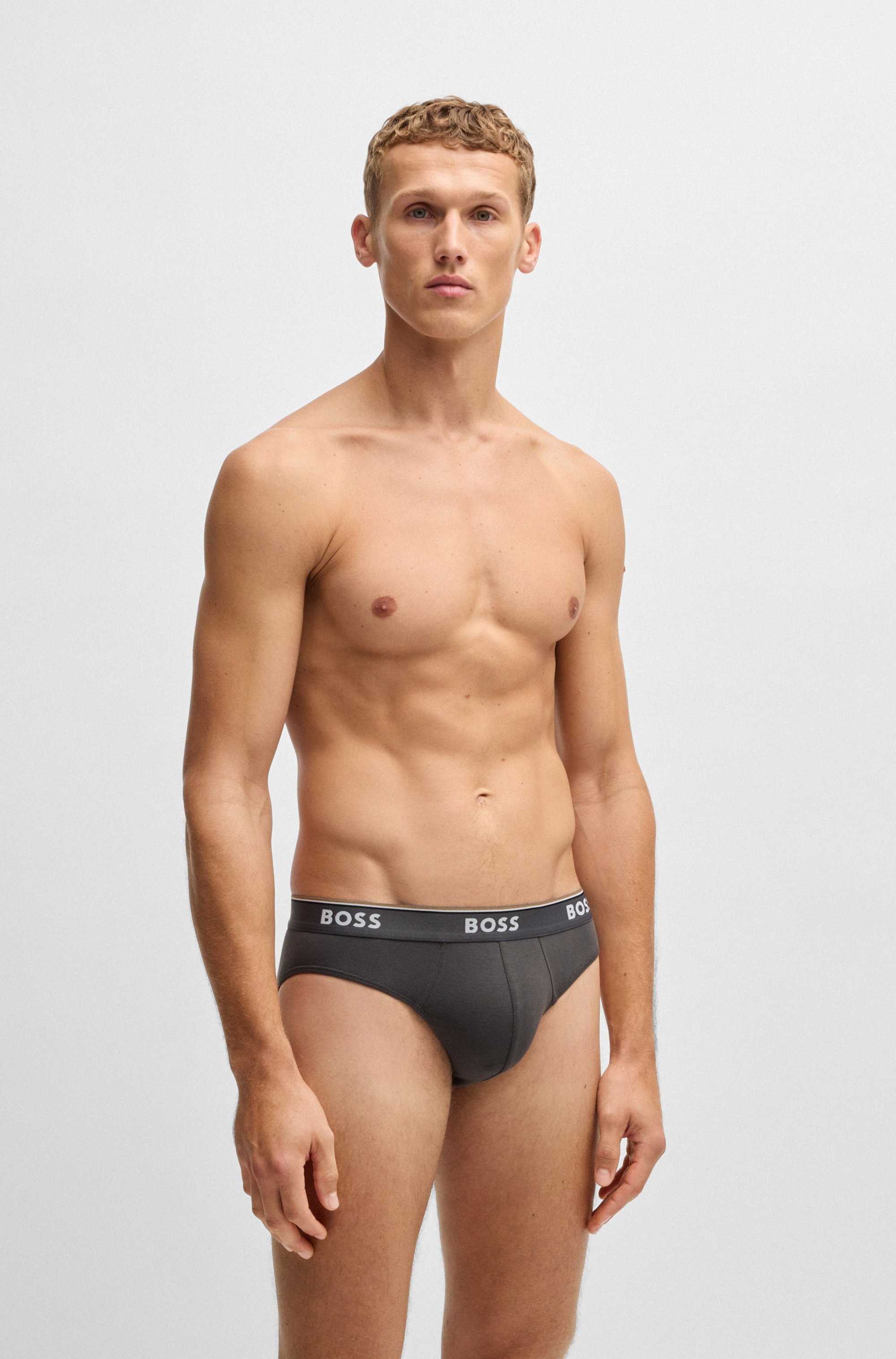 BOSS Slip, 3er-Packer Packung, mit Logo Webbund günstig online kaufen