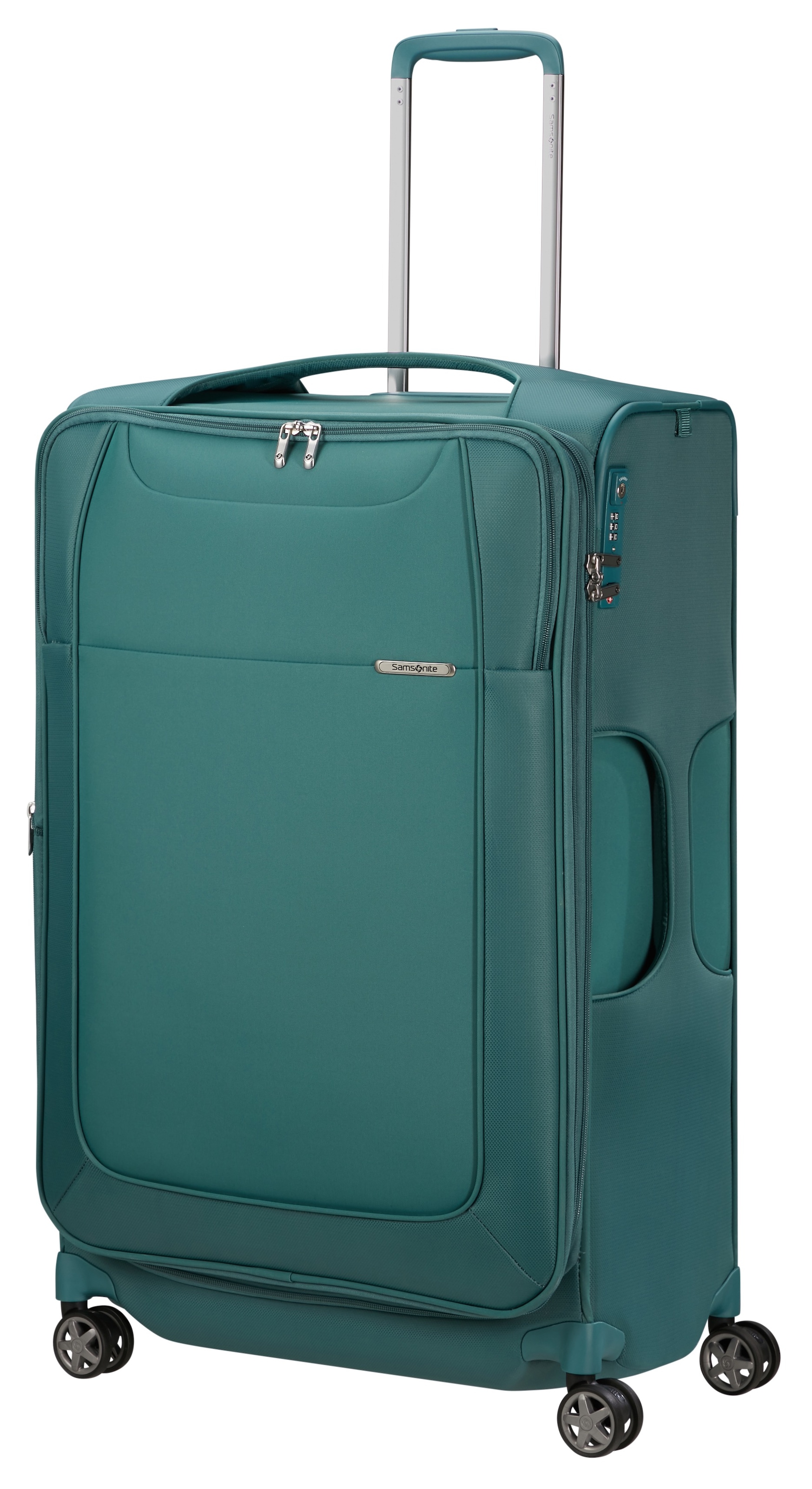 Samsonite Weichgepäck-Trolley »D'LITE 78«, 4 St. Rollen, Reisekoffer Weichschalenkoffer TSA-Zahlenschloss im klassischen Design