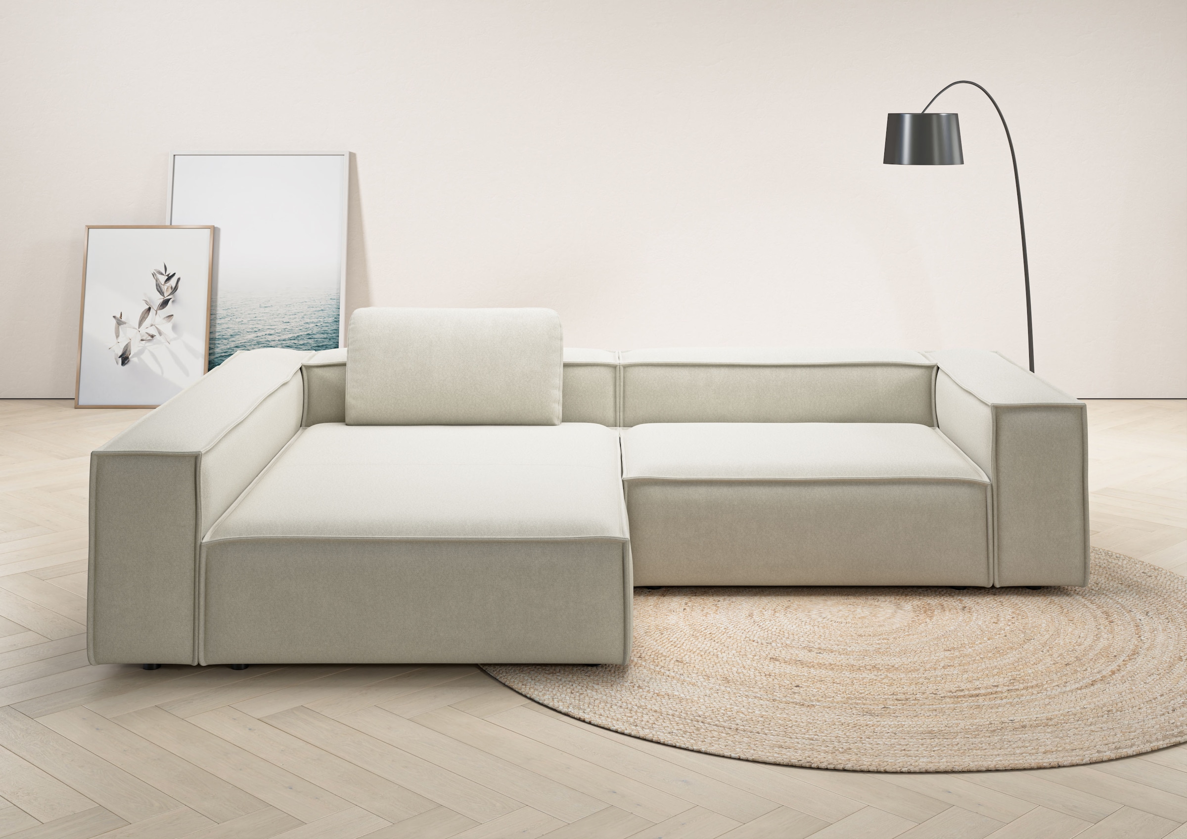 Home affaire Ecksofa "Watertown, moderne XXL L-Form, 306 cm breit" Komforta günstig online kaufen