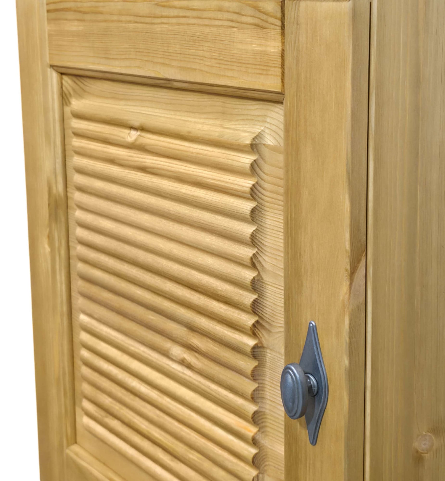 OTTO home Hängeschrank »Rauna« aus massiver Kiefer, Breite 44 cm, Rillenoptik, made in EU