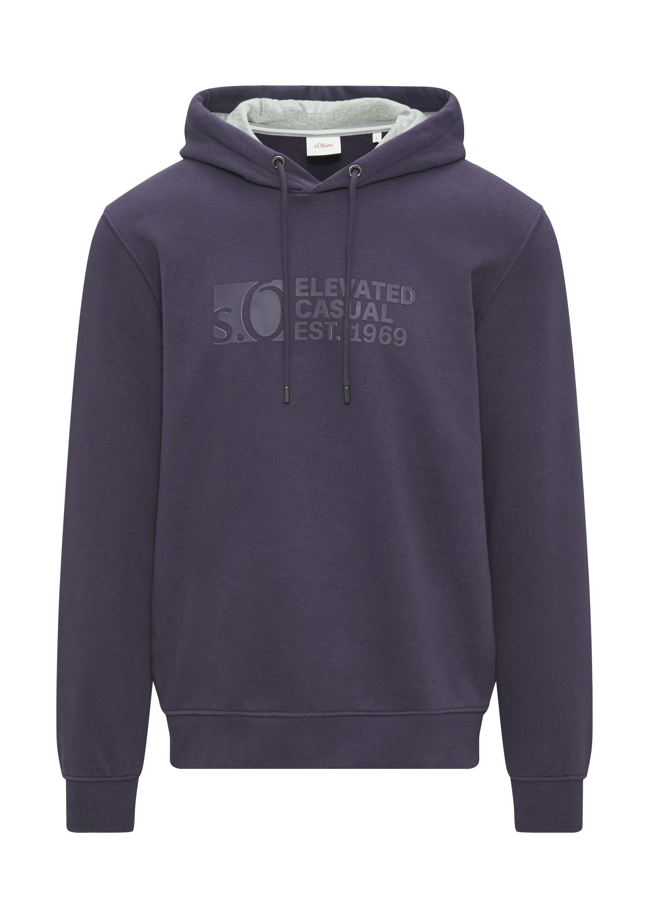 s.Oliver Kapuzensweatshirt, mit Front-Print