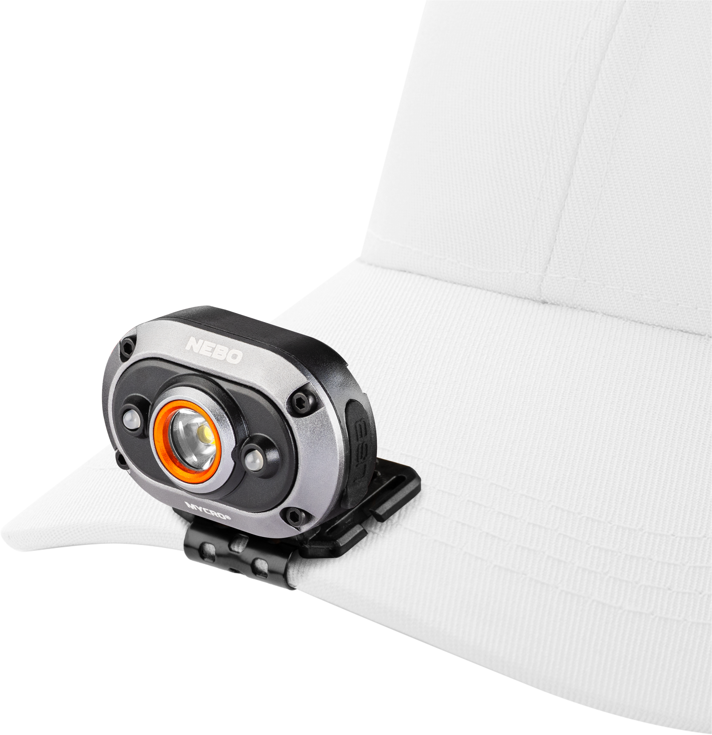 NEBO LED Taschenlampe »Nebo MYCRO 450+« Set, Stirnlampe inkl. Ladekabel, Strinband, 3 Stk. tlg.