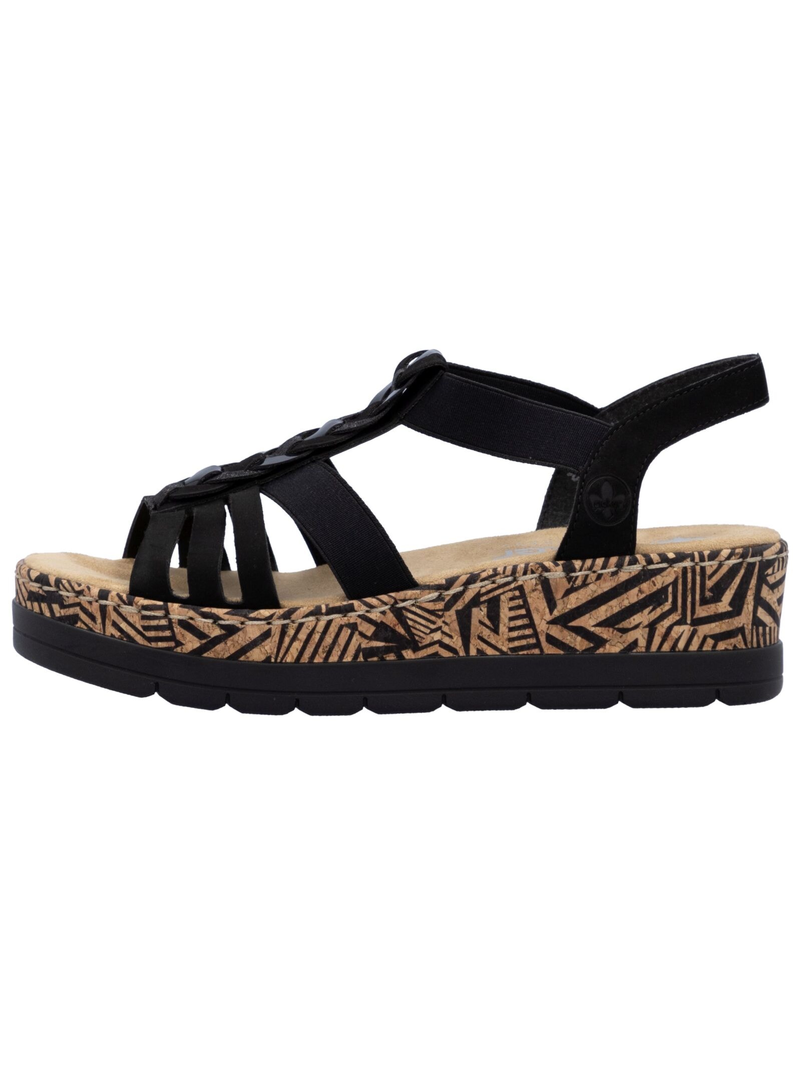 Rieker Keilsandalette »Rieker Sandalen Lederimitat«