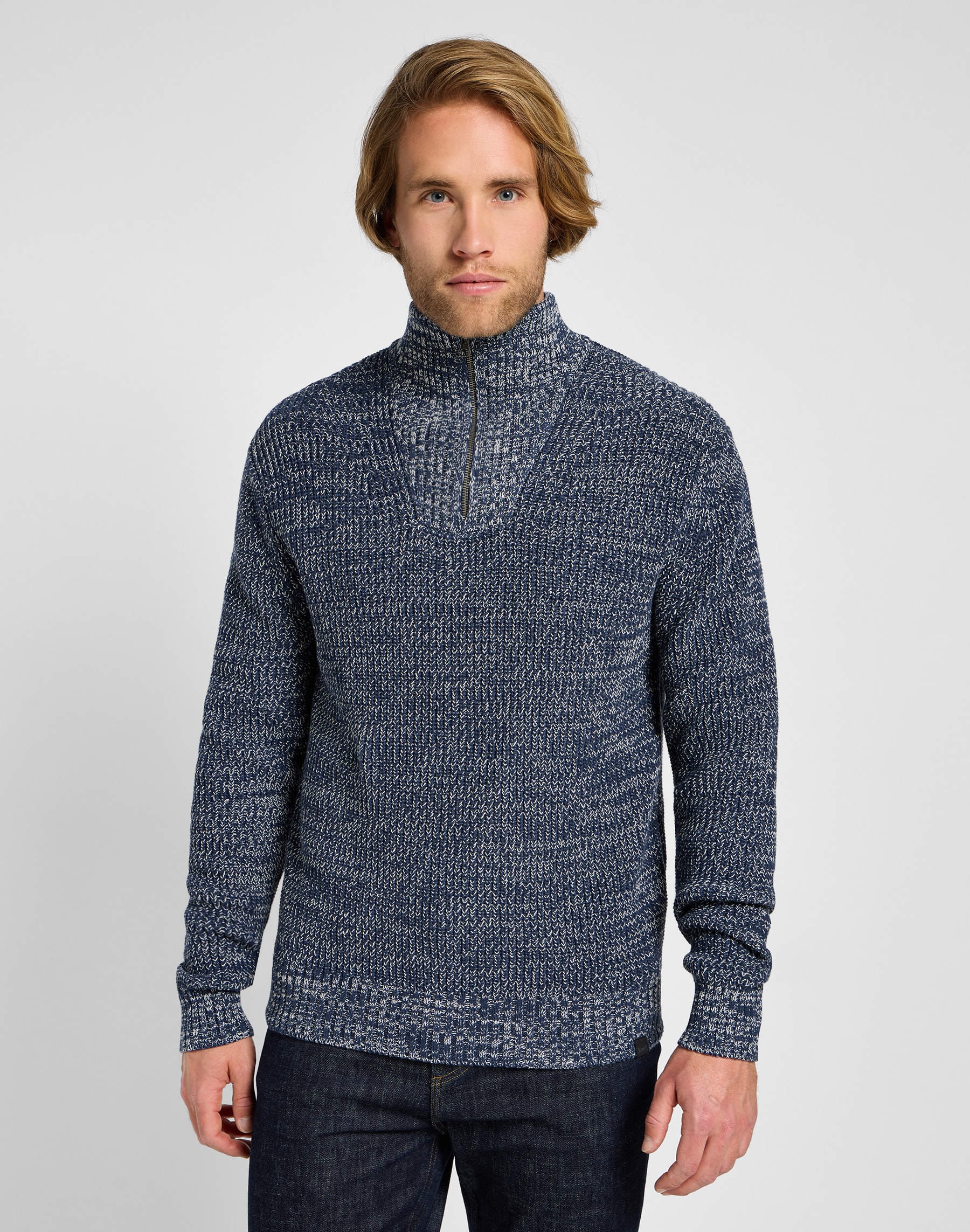 Troyer »HALF ZIP KNIT«, mit Reißverschluss