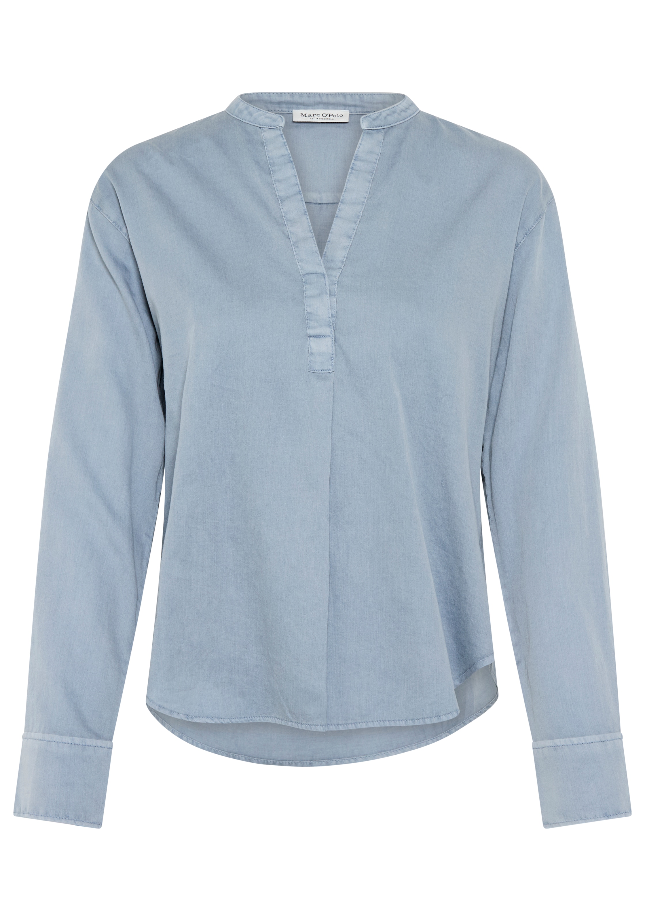 Marc OPolo Langarmbluse loose aus Baumwoll-Satin günstig online kaufen