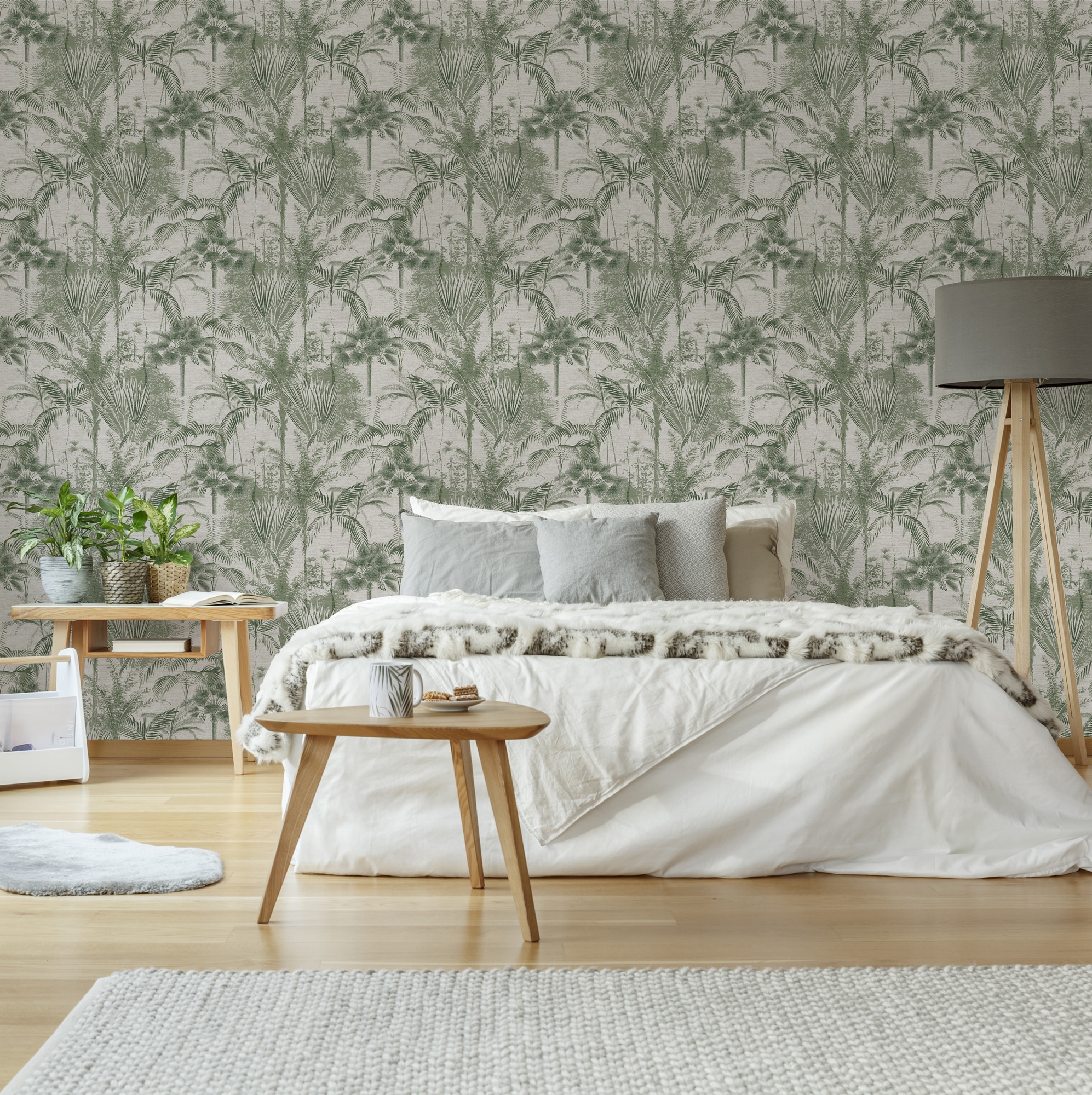 Sublime Vliestapete "JUNGLE TEXTURE" botanisch geprägt Design Tapeten