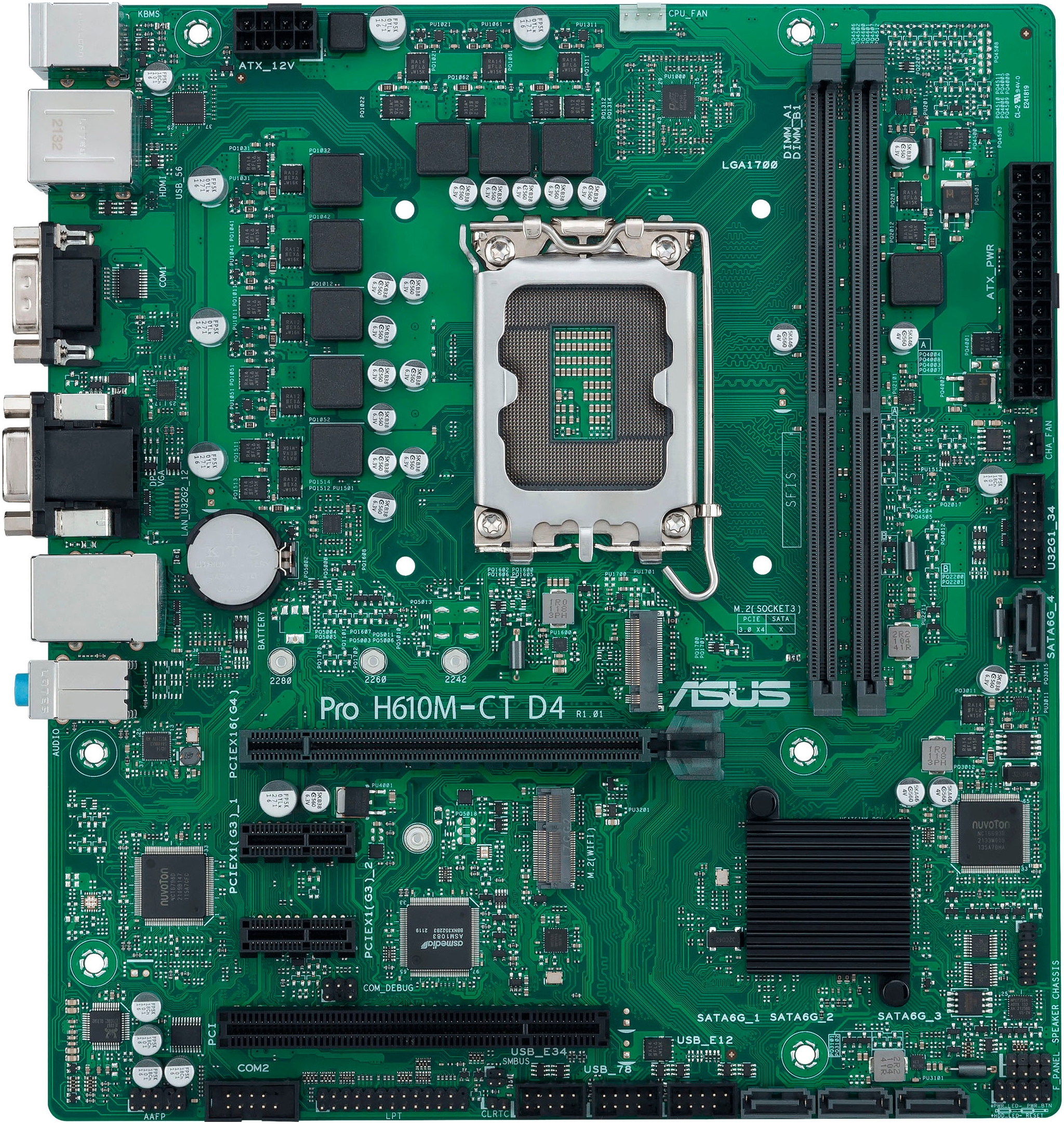 Asus Mainboard »PRO H610M-C D4-CSM«